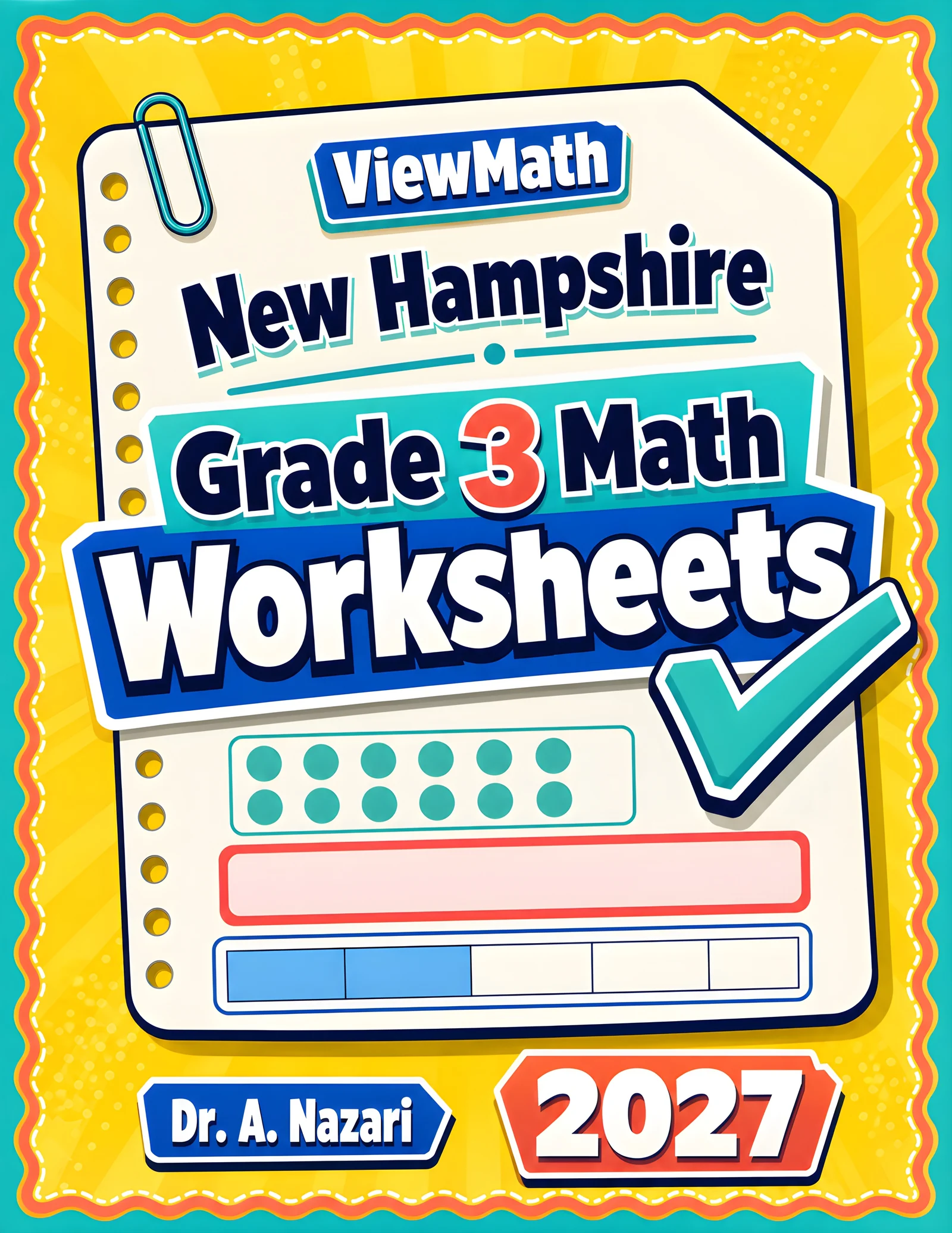 New Hampshire NH SAS Grade 3 Math Worksheets