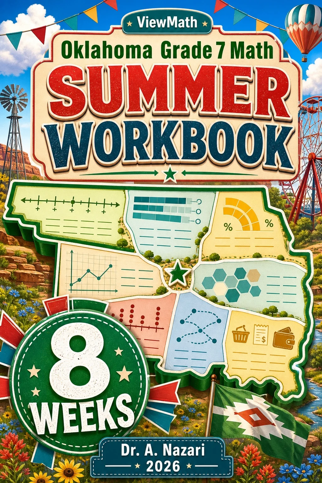 Oklahoma OSTP Grade 7 Math Summer Review Workbook
