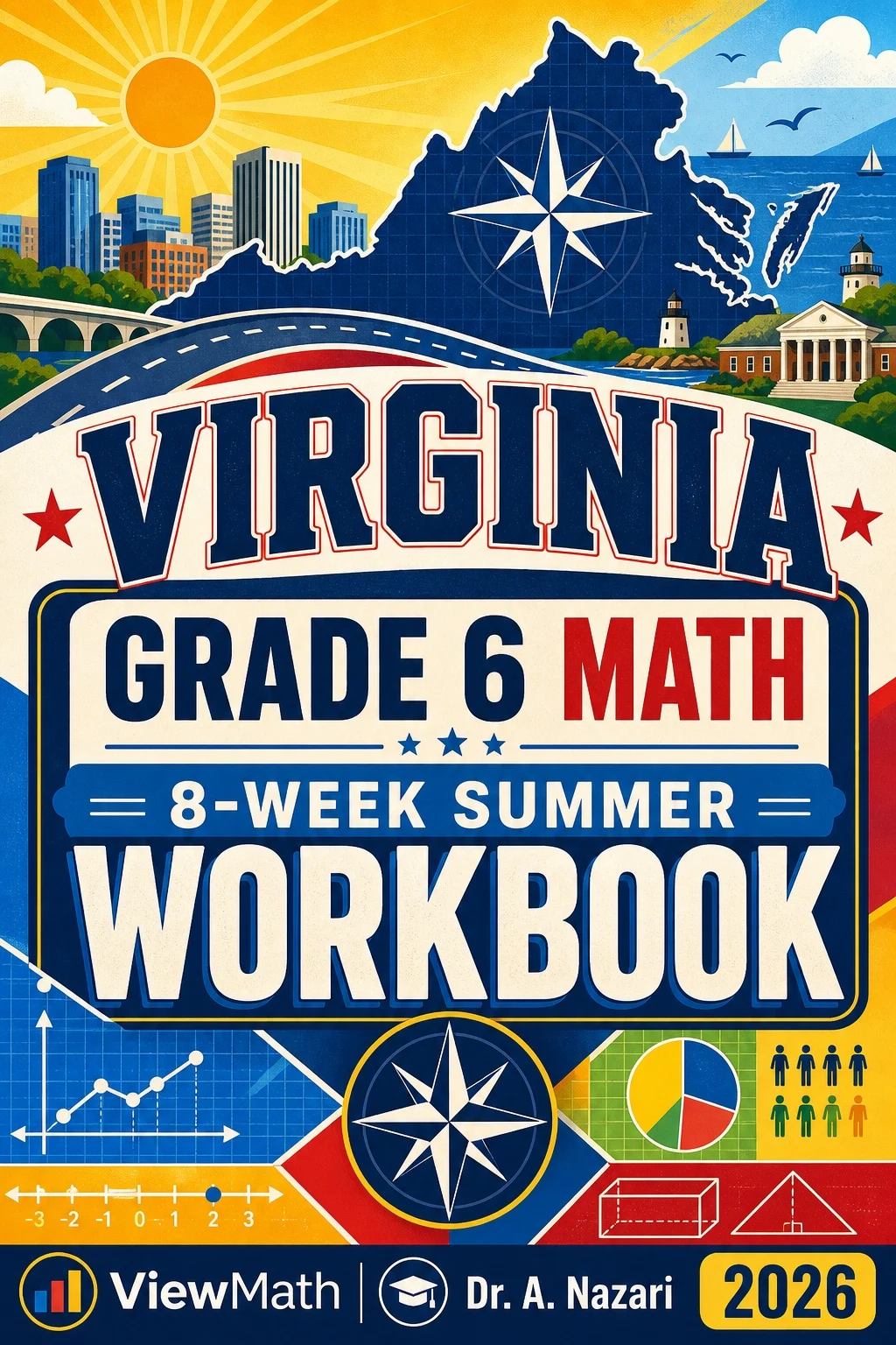 Virginia SOL Grade 6 Math Summer Review Workbook