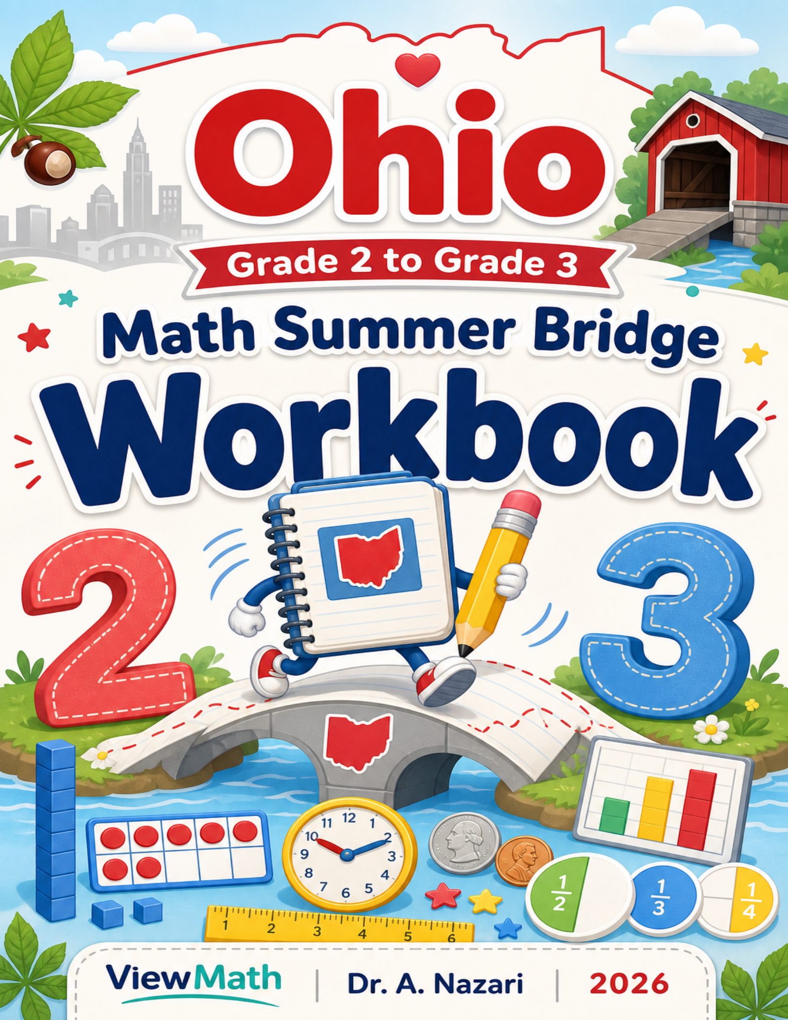 Ohio Grade 2 to Grade 3 Math Summer Bridge Workbook