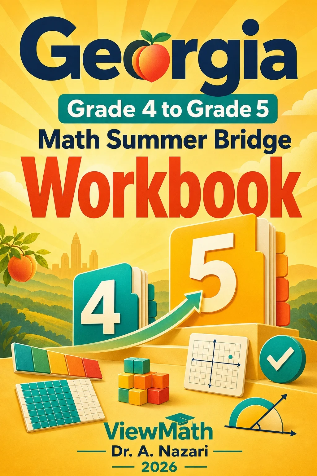 Georgia Milestones Grade 4 to Grade 5 Math Summer Bridge Workbook