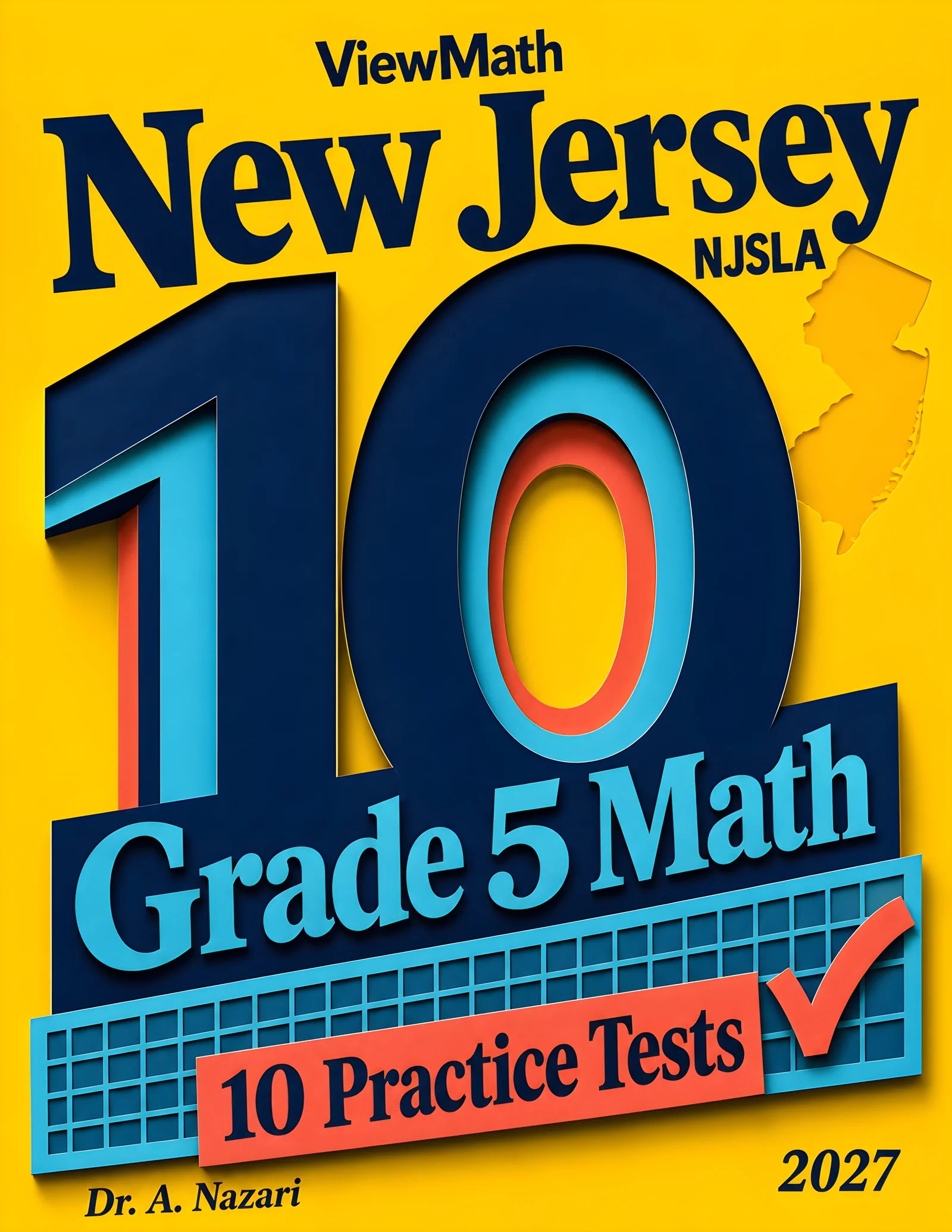 10 New Jersey NJSLA Grade 5 Math Practice Tests