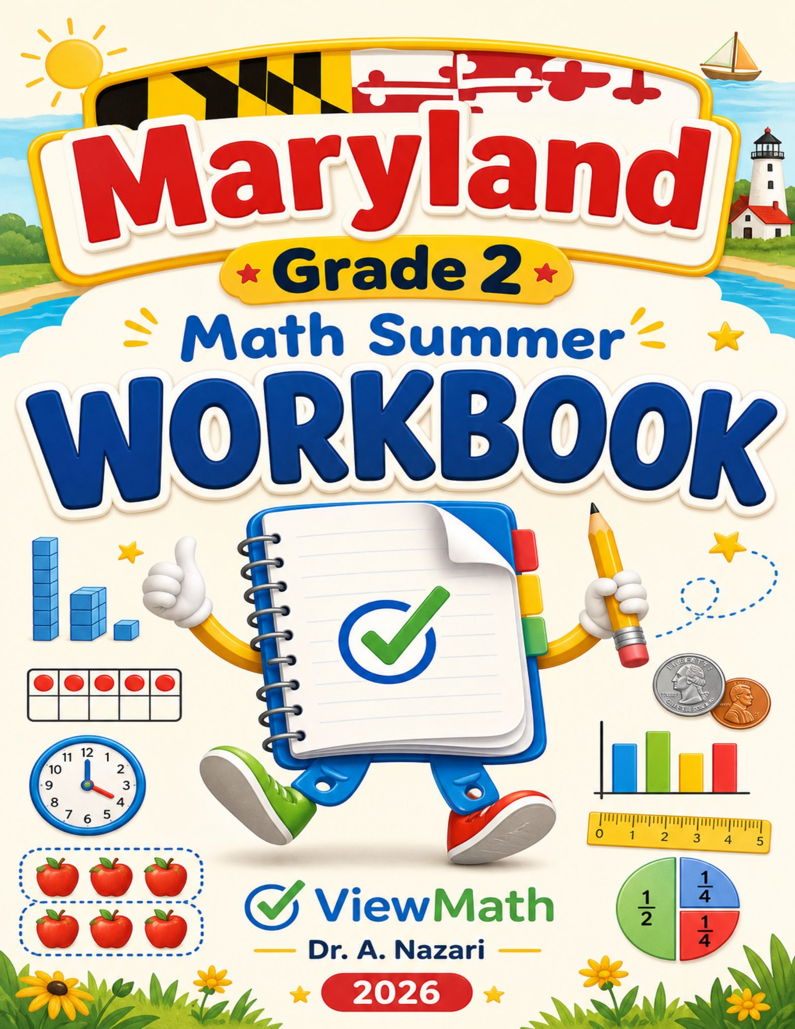 Maryland Grade 2 Math Summer Workbook