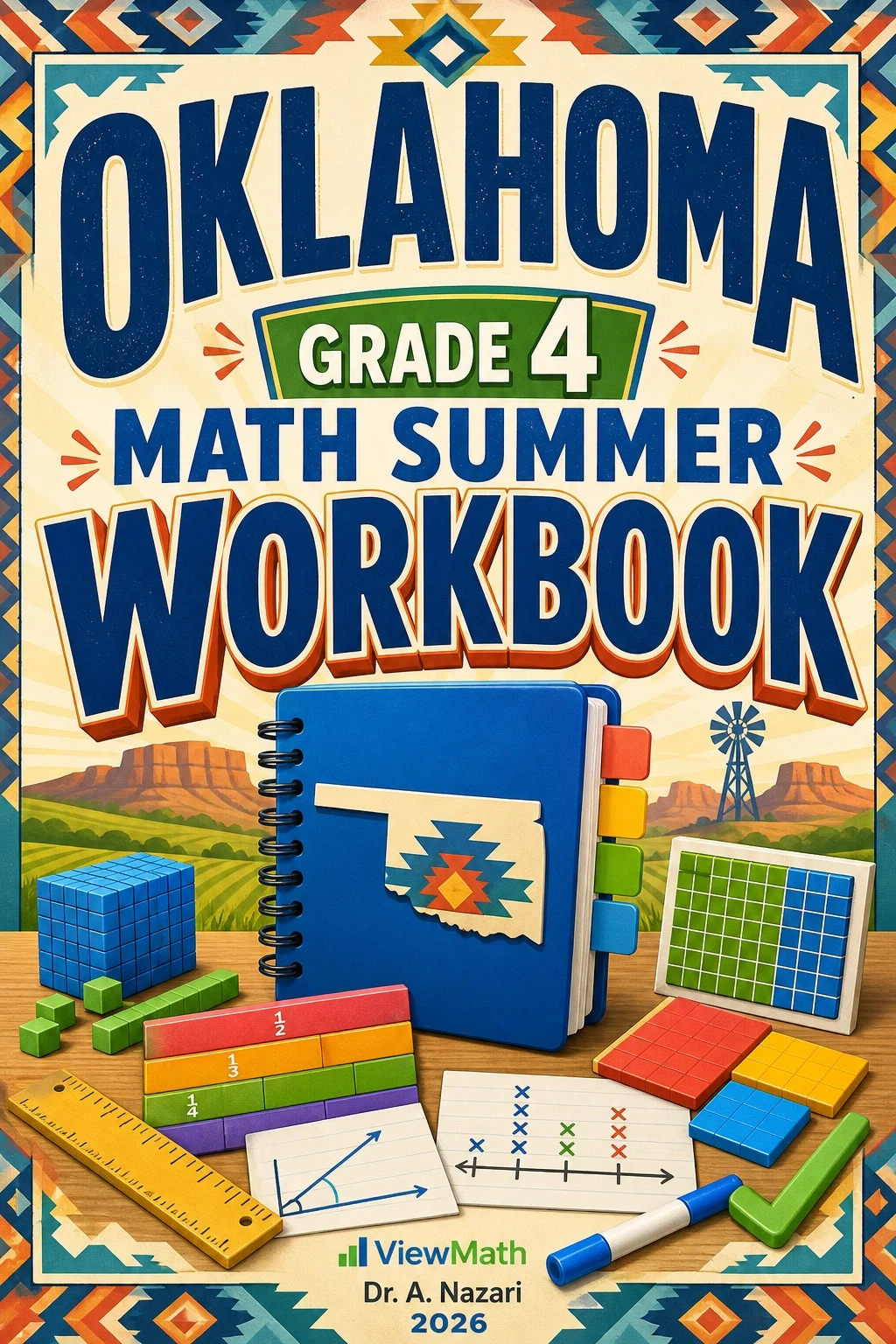Oklahoma OSTP Grade 4 Math Summer Review Workbook