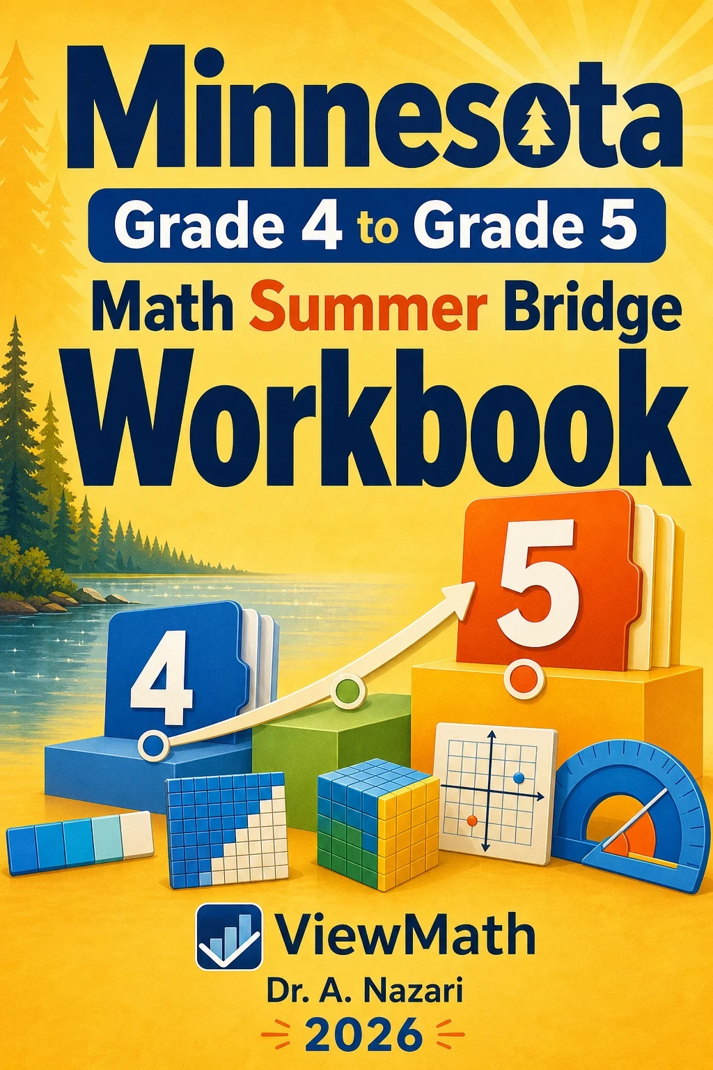 Minnesota MCA Grade 4 Math Summer Bridge Workbook