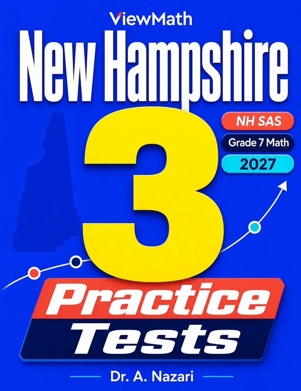 New Hampshire Grade 7 Math Practice Tests Bundle: 25 Unique Full-Length Tests