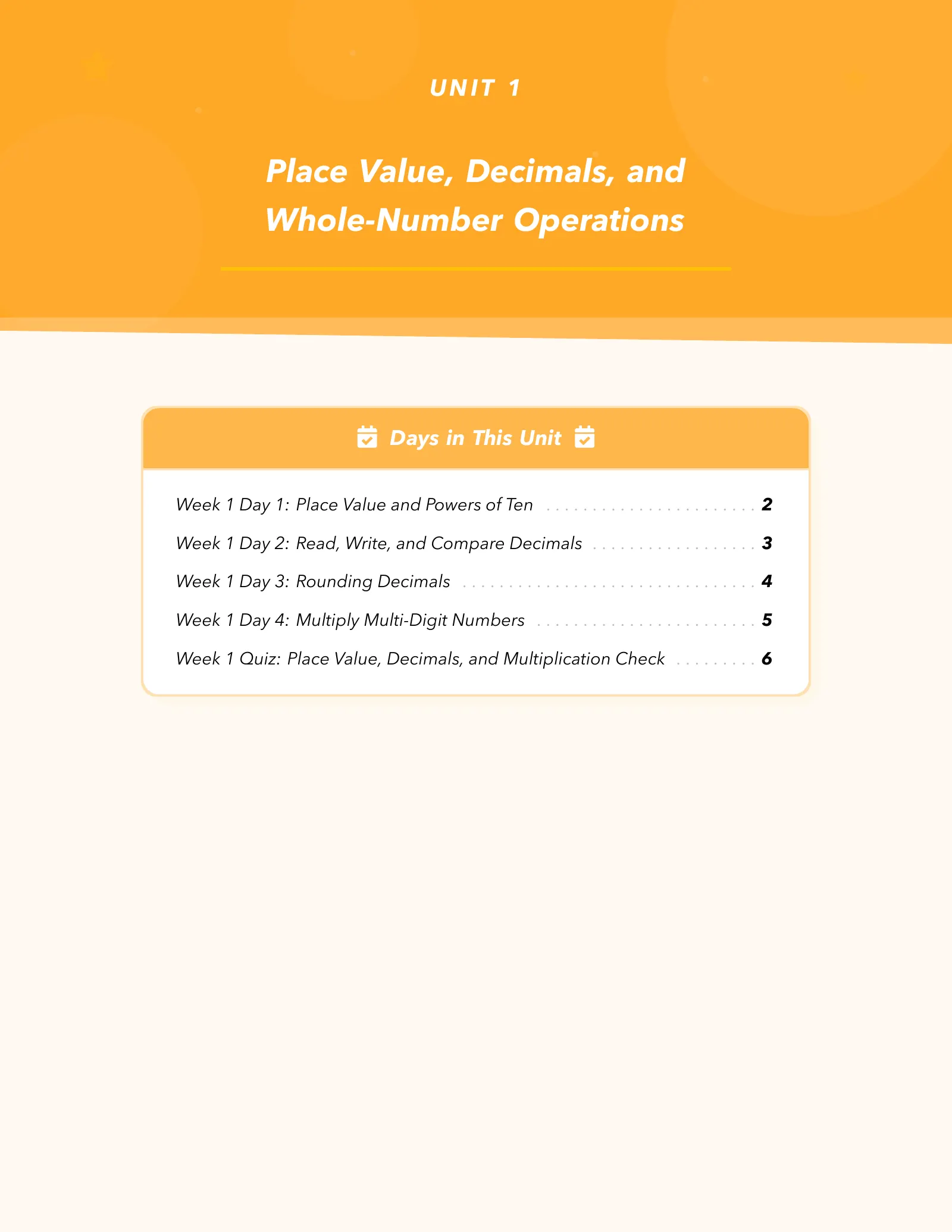 Representative ViewMath book learning or practice page