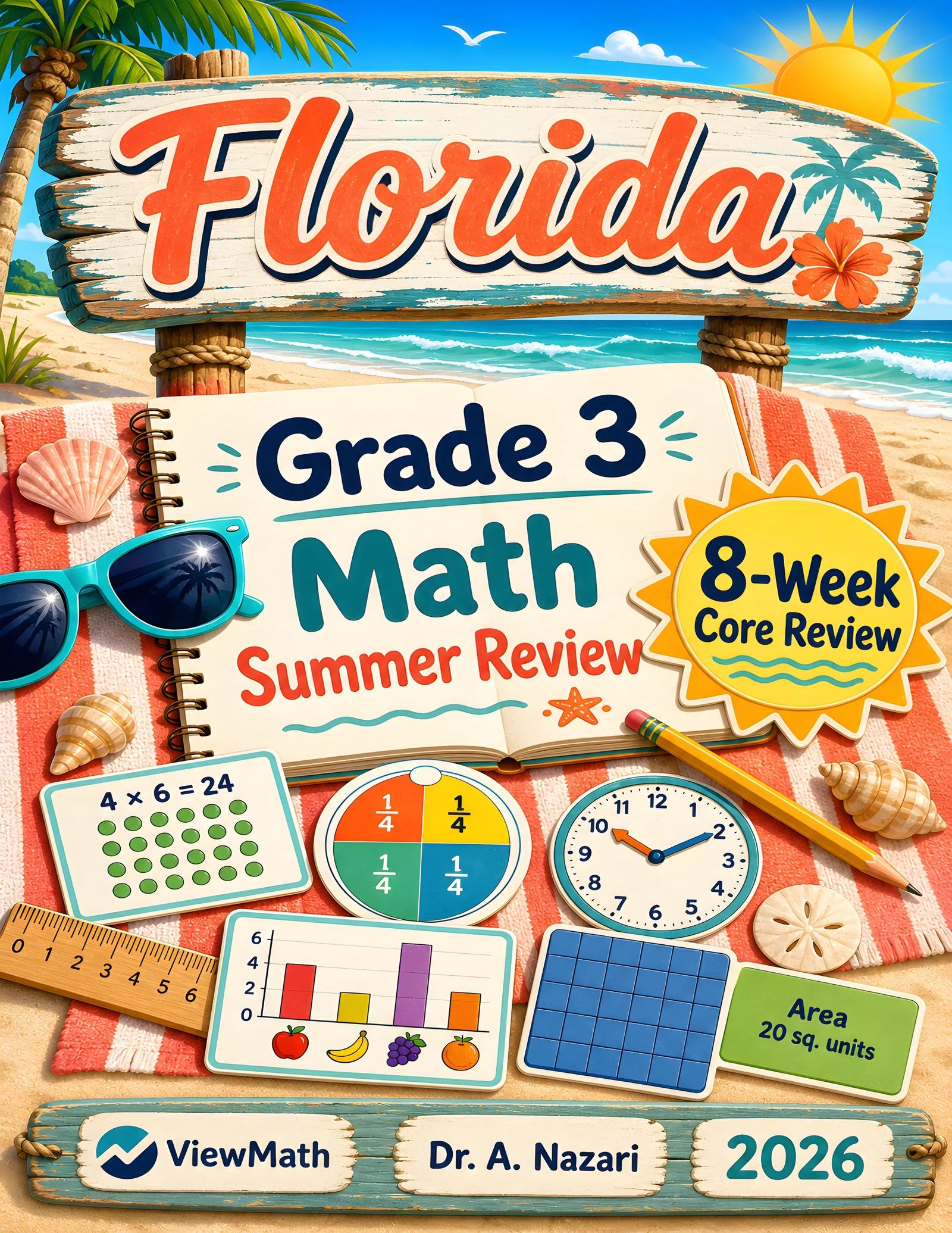 Florida FAST Grade 3 Math Summer Review