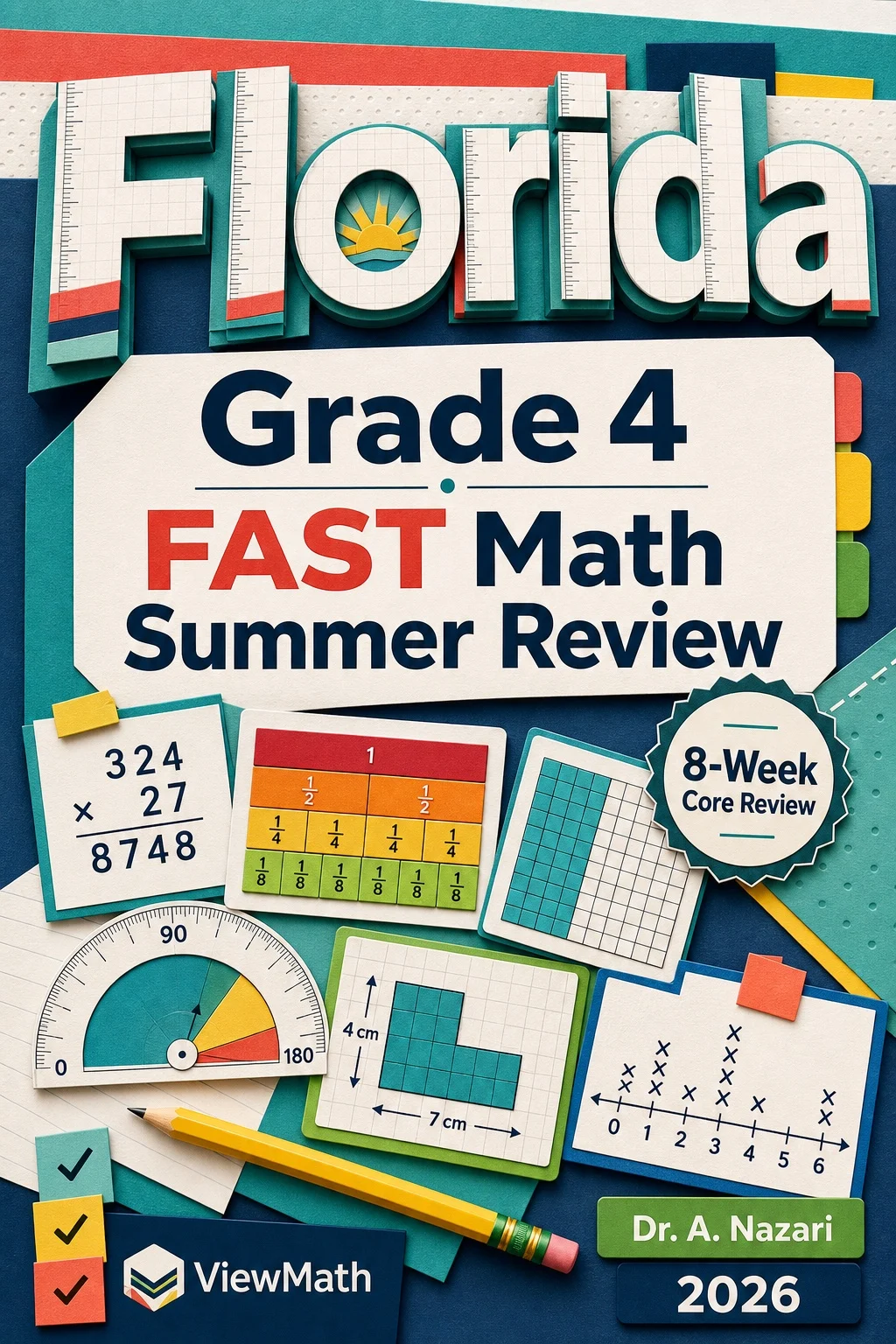 Florida FAST Grade 4 Math Summer Review