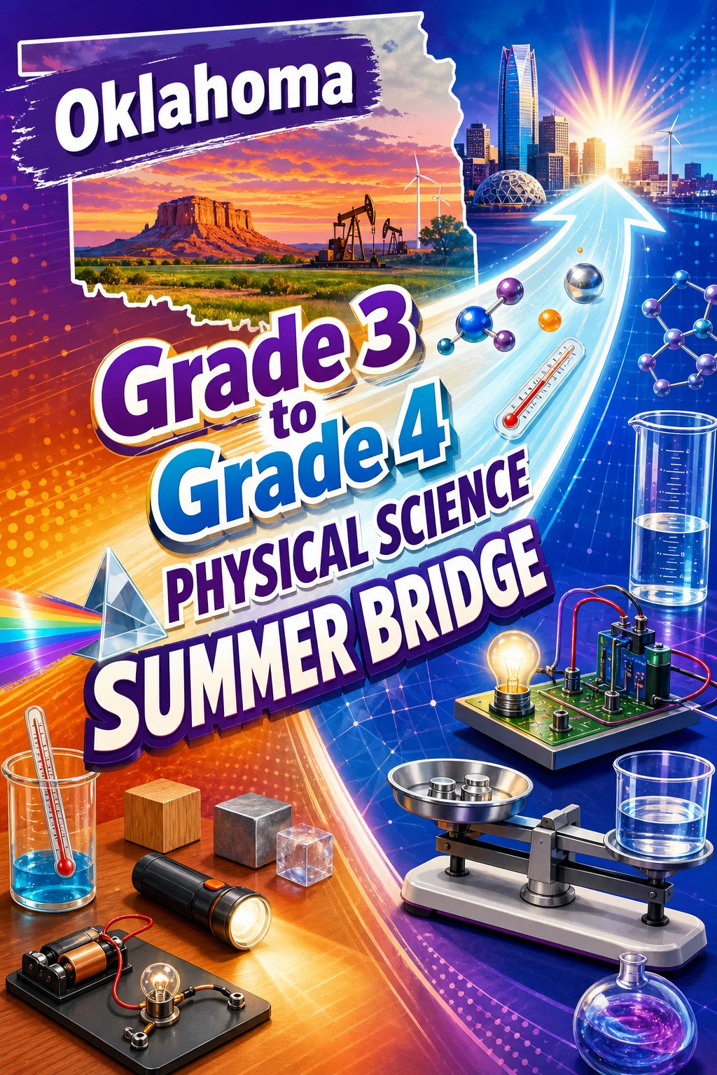 Oklahoma Grade 3 to Grade 4 Physical Science Summer Bridge