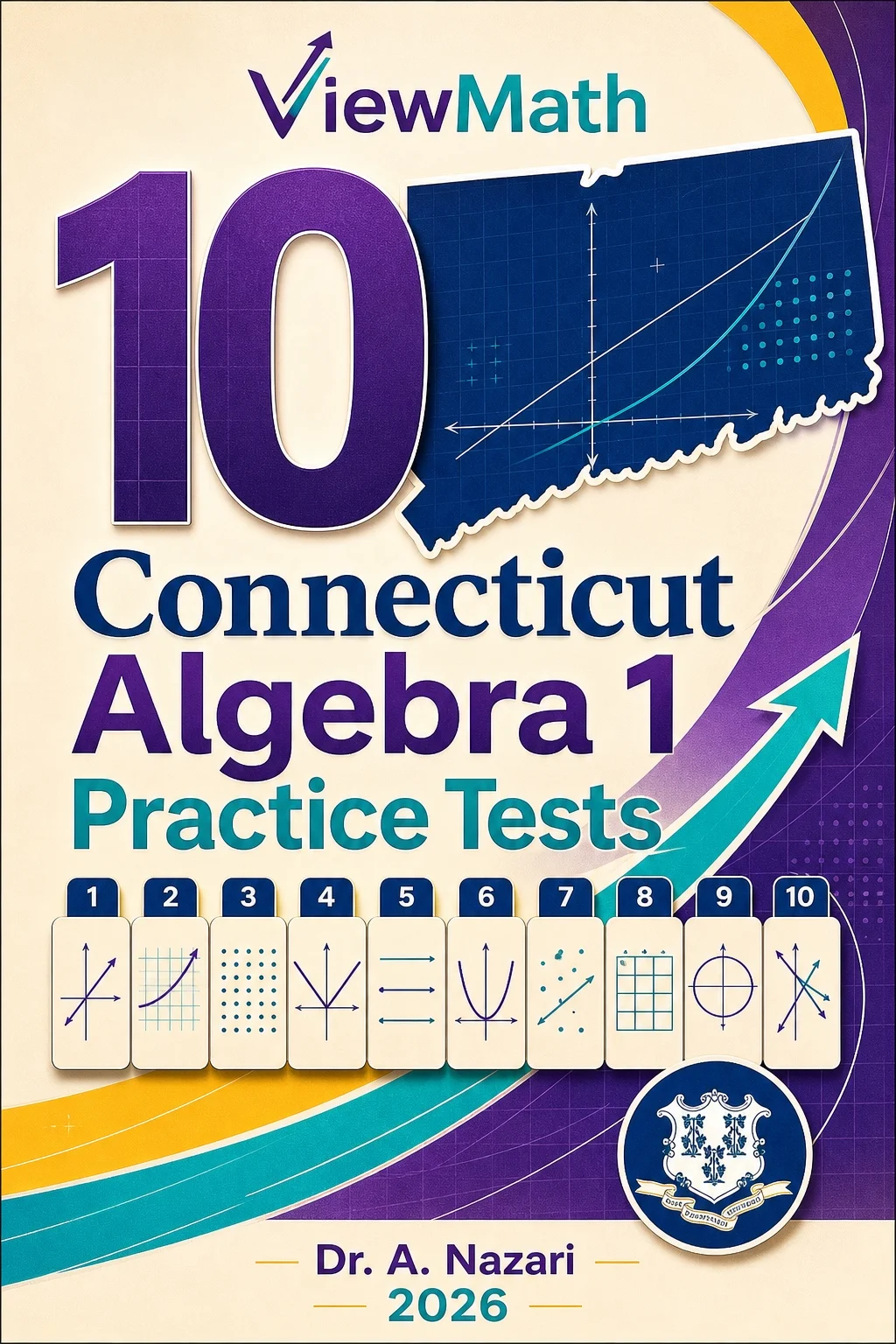 10 Connecticut SBAC Algebra 1 Math Practice Tests