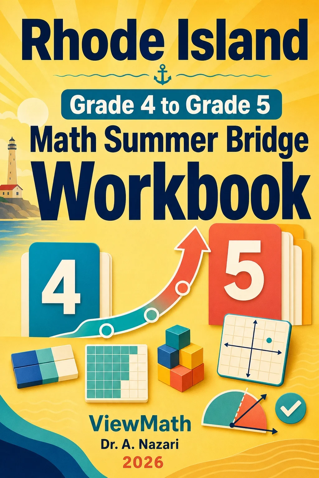 Rhode Island RICAS Grade 4 Math Summer Bridge Workbook
