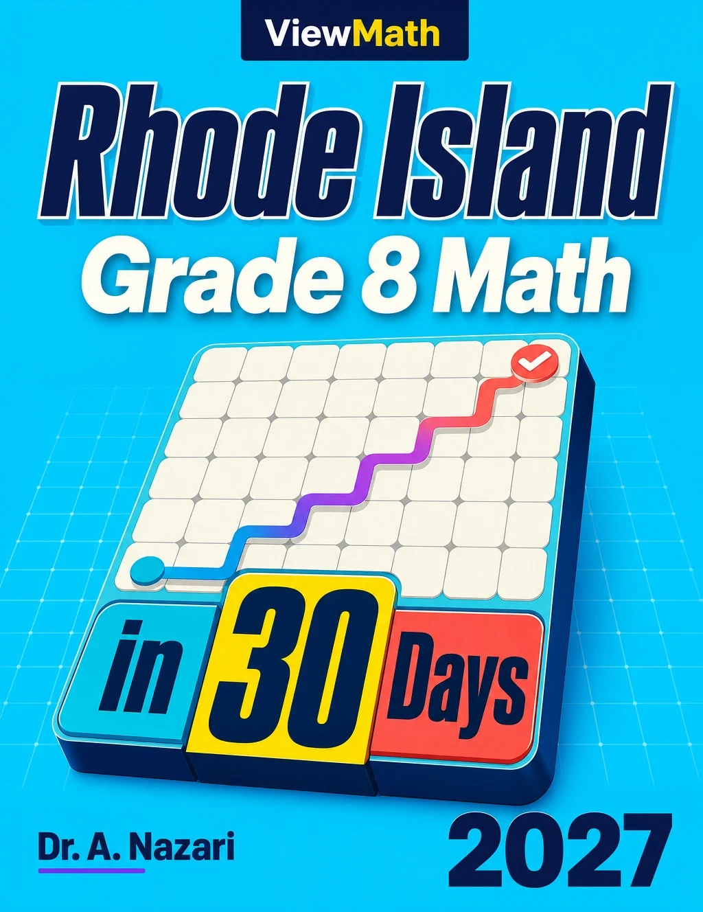 Rhode Island RICAS Grade 8 Math in 30 Days