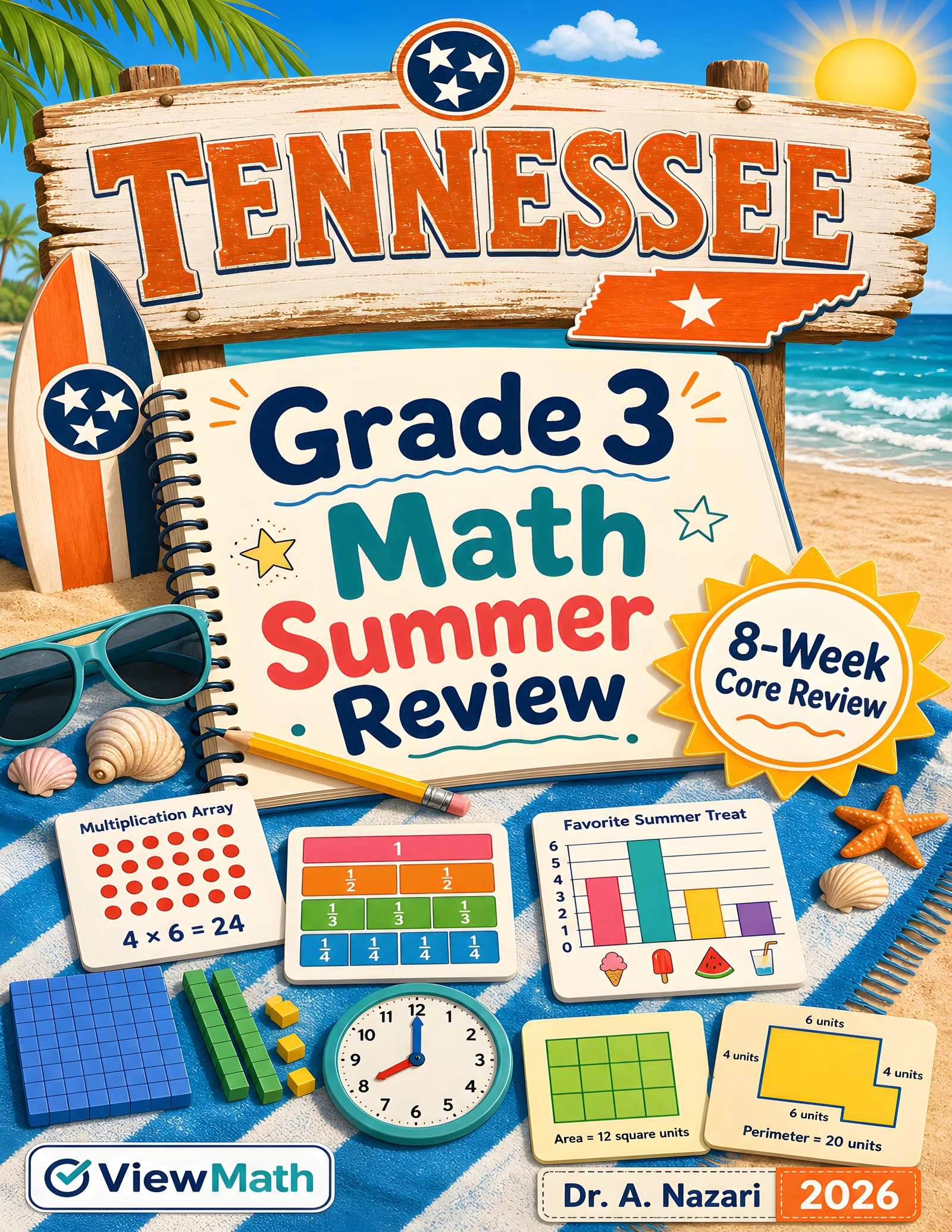 Tennessee TCAP Grade 3 Math Summer Review
