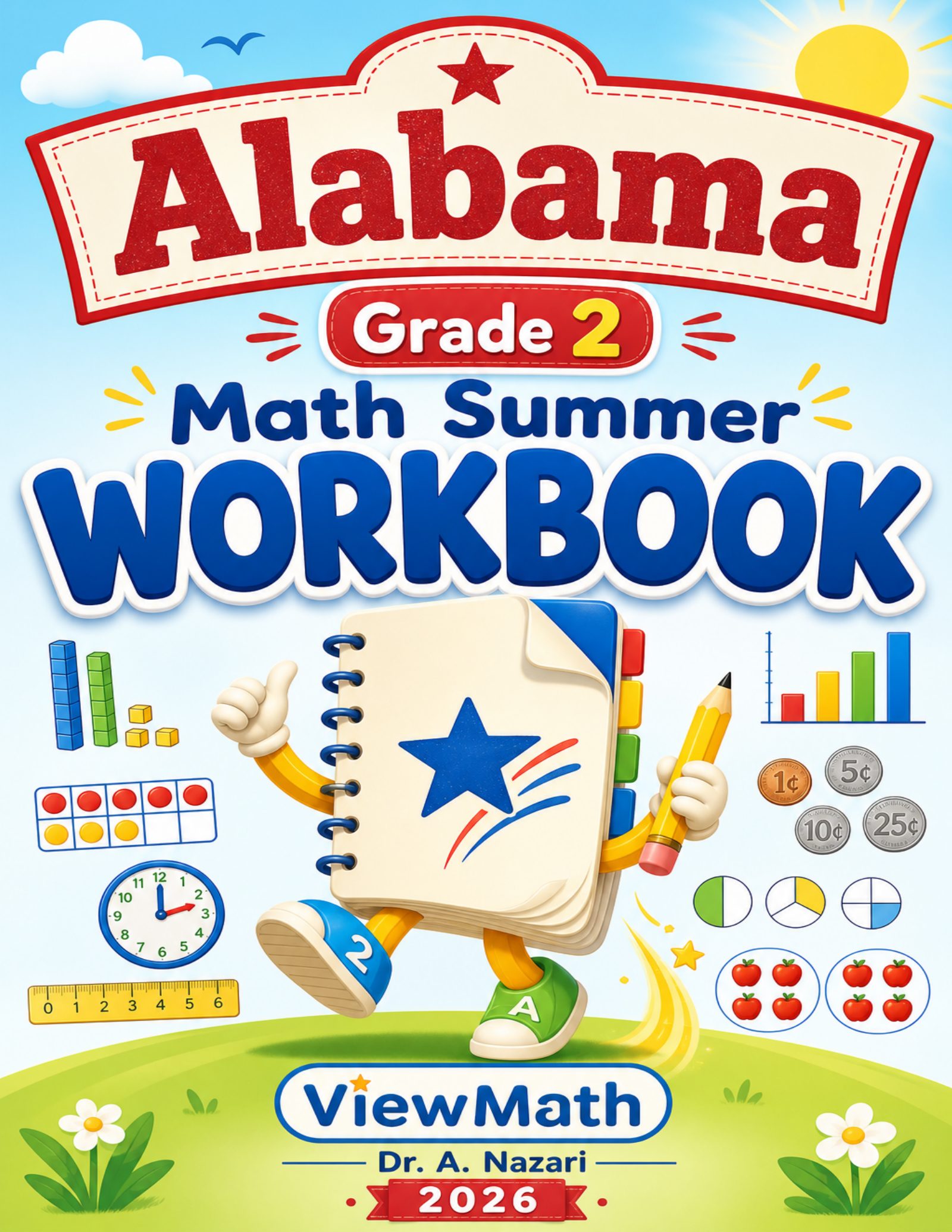 Alabama Grade 2 Math Summer Workbook