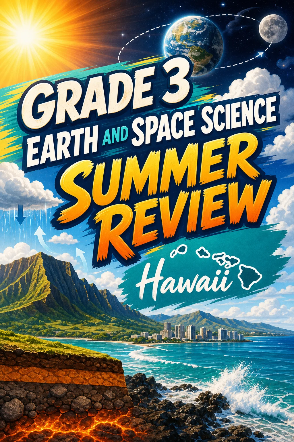 Hawaii Grade 3 Earth and Space Science Summer Review
