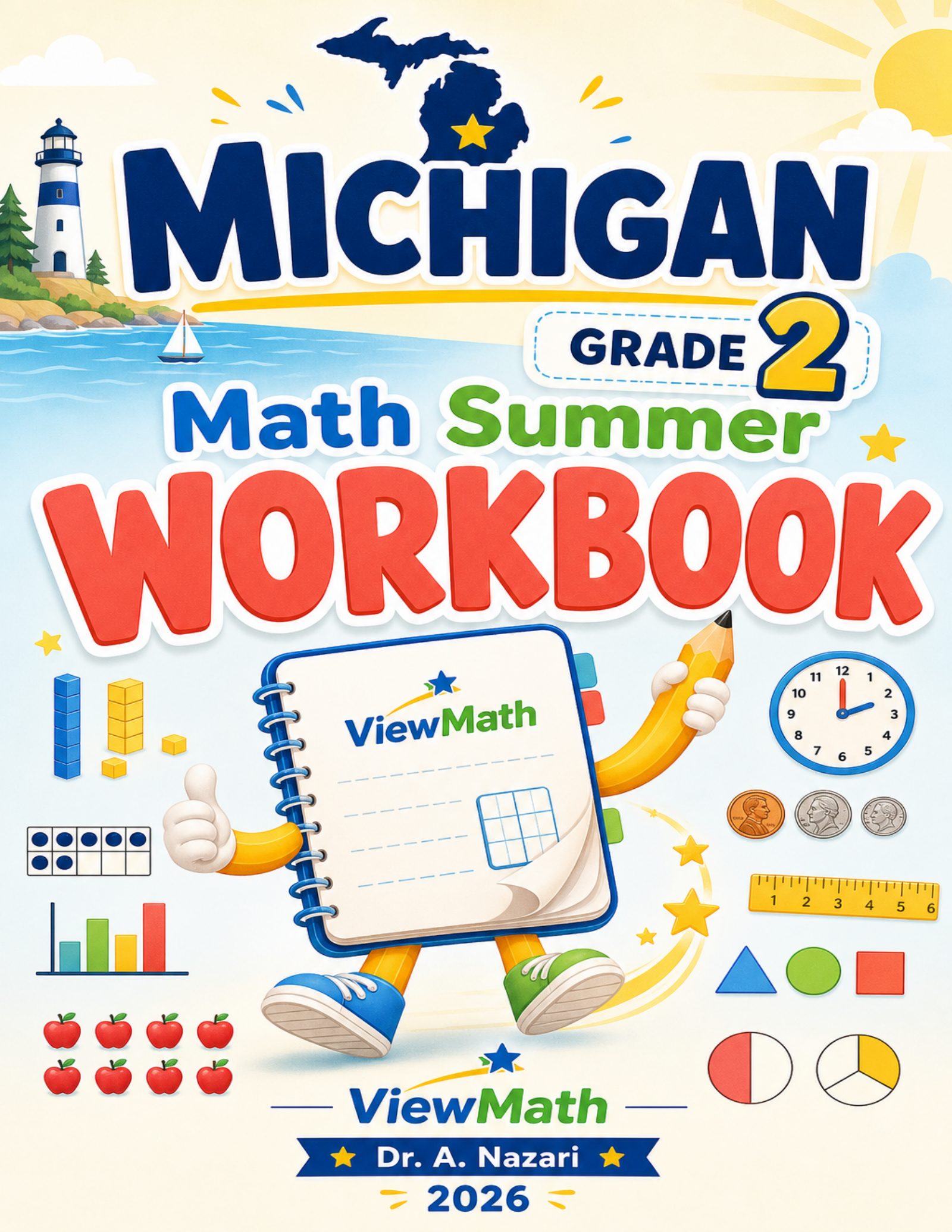 Michigan Grade 2 Math Summer Workbook