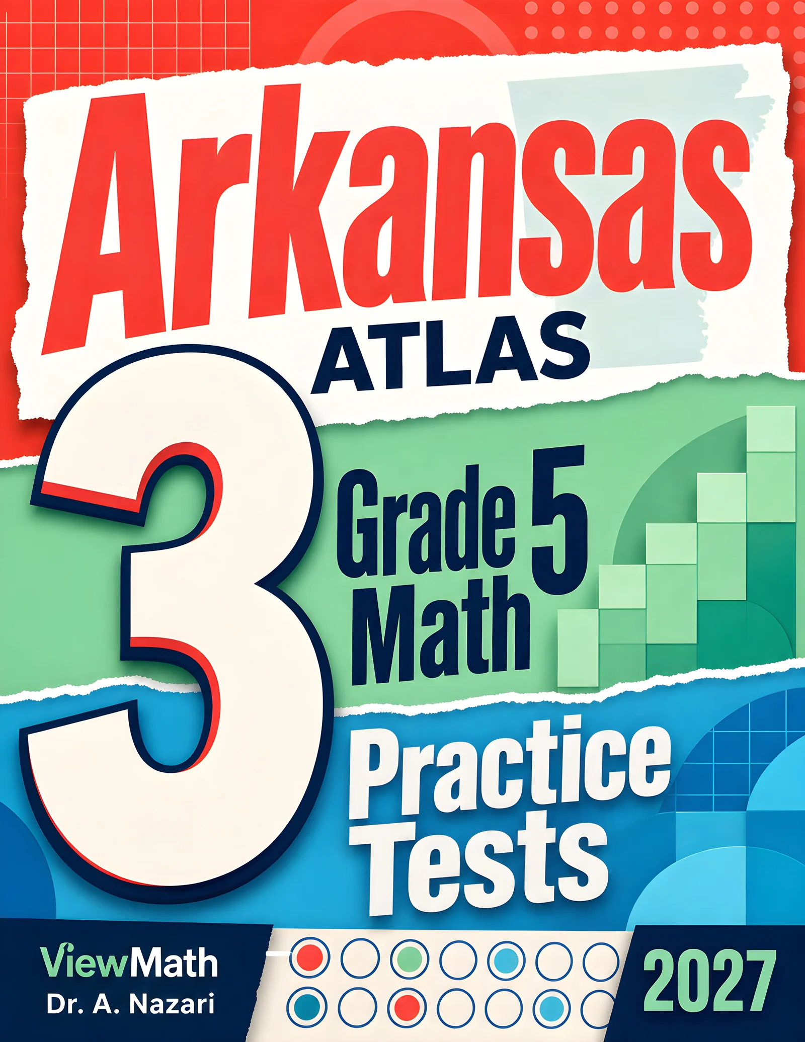 Arkansas ATLAS Grade 5 Math Practice Tests Bundle: 25 Unique Full-Length Tests
