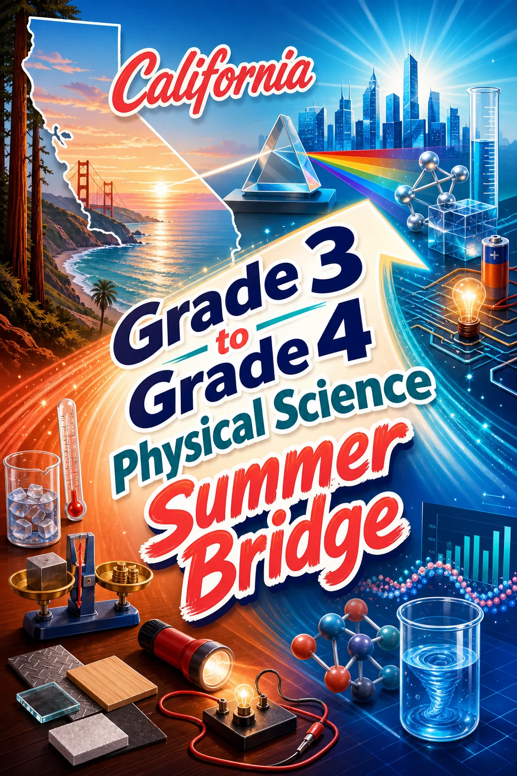 California Grade 3 to Grade 4 Physical Science Summer Bridge