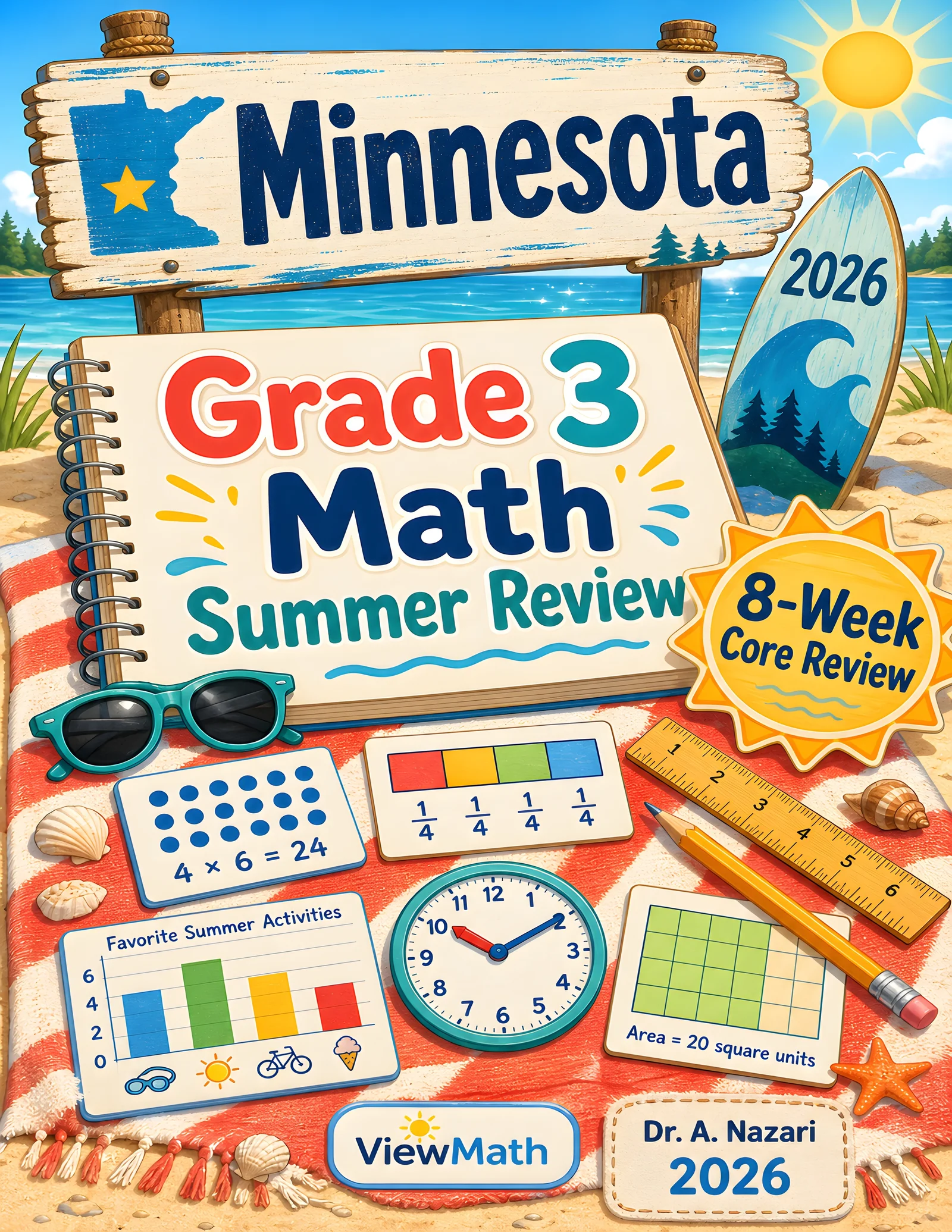 Minnesota MCA Grade 3 Math Summer Review