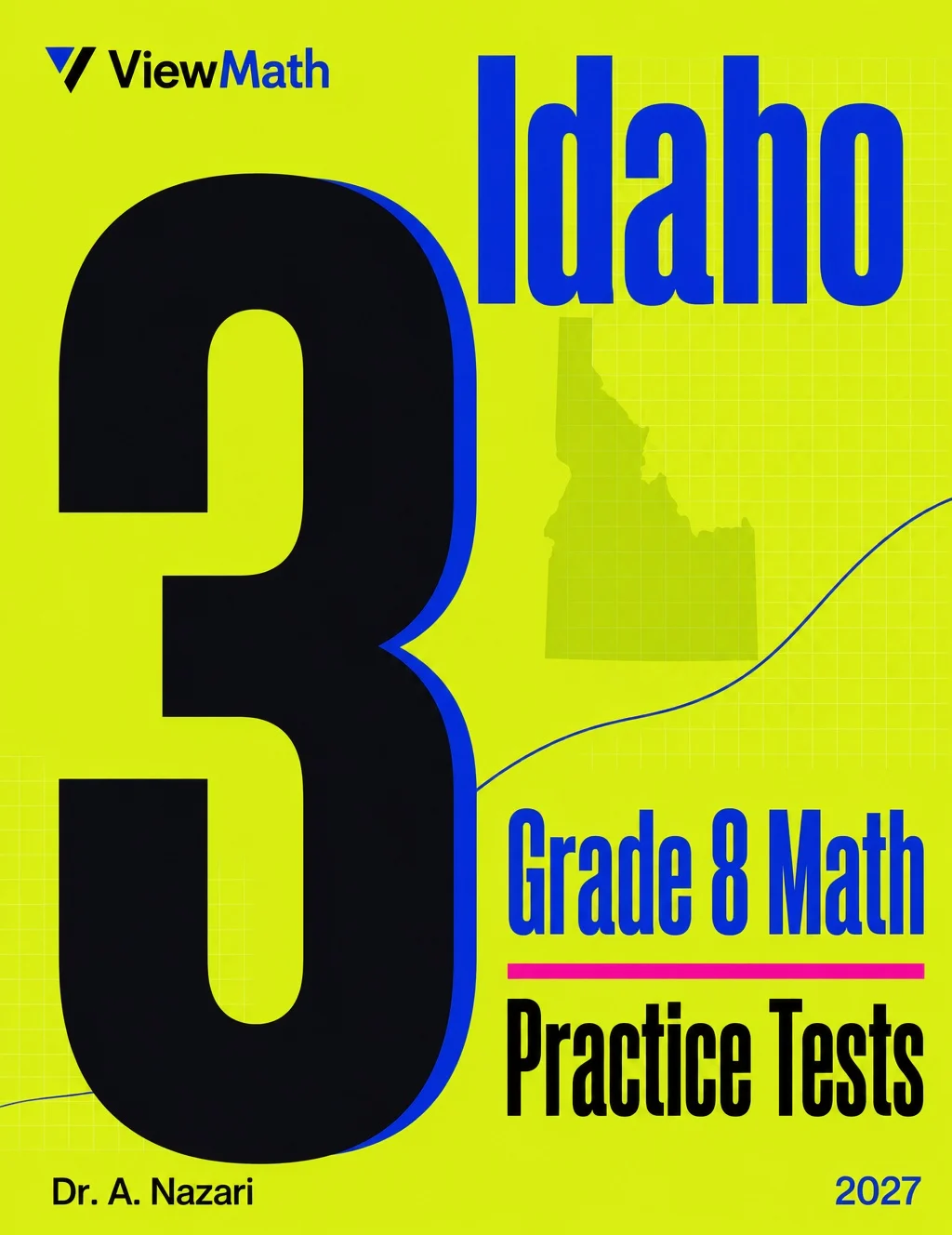 Idaho ISAT Grade 8 Math Practice Tests Bundle: 25 Unique Full-Length Tests