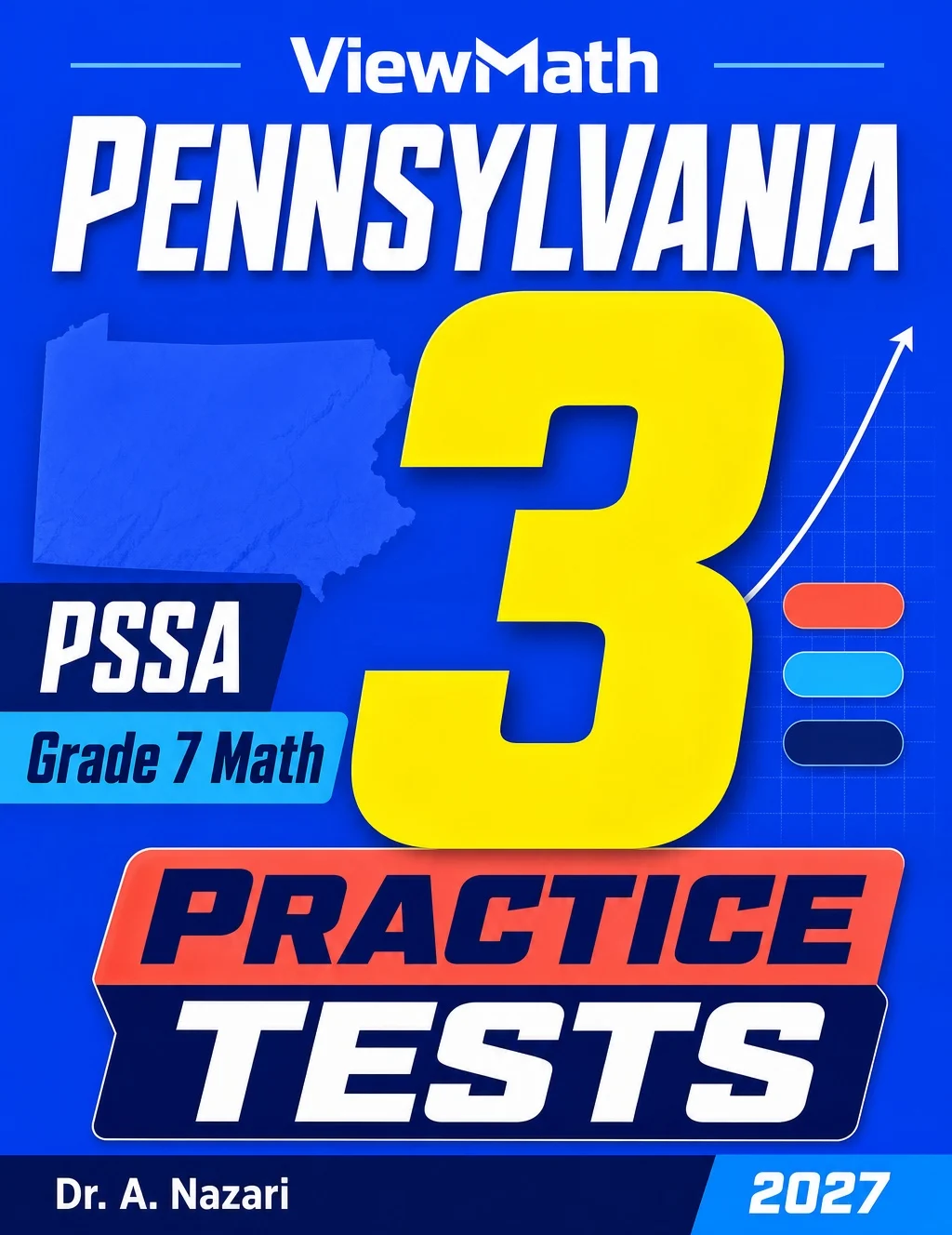 Pennsylvania Grade 7 Math Practice Tests Bundle: 25 Unique Full-Length Tests