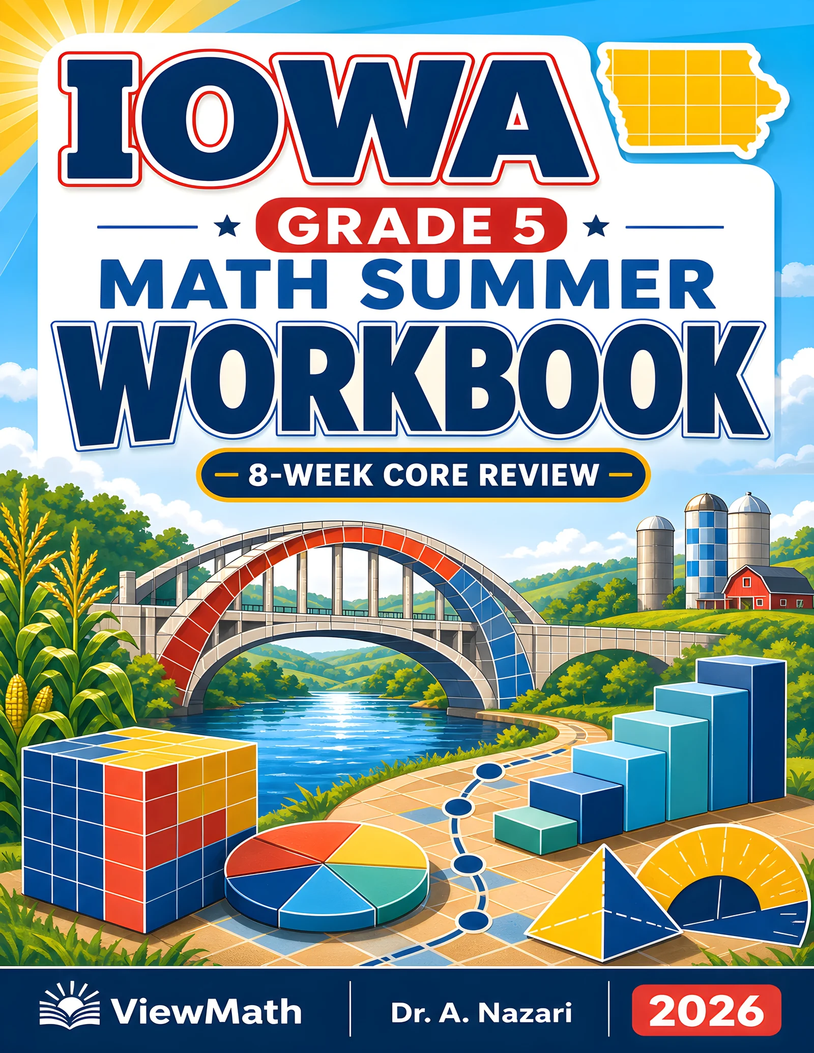 Iowa ISASP Grade 5 Math Summer Review Workbook