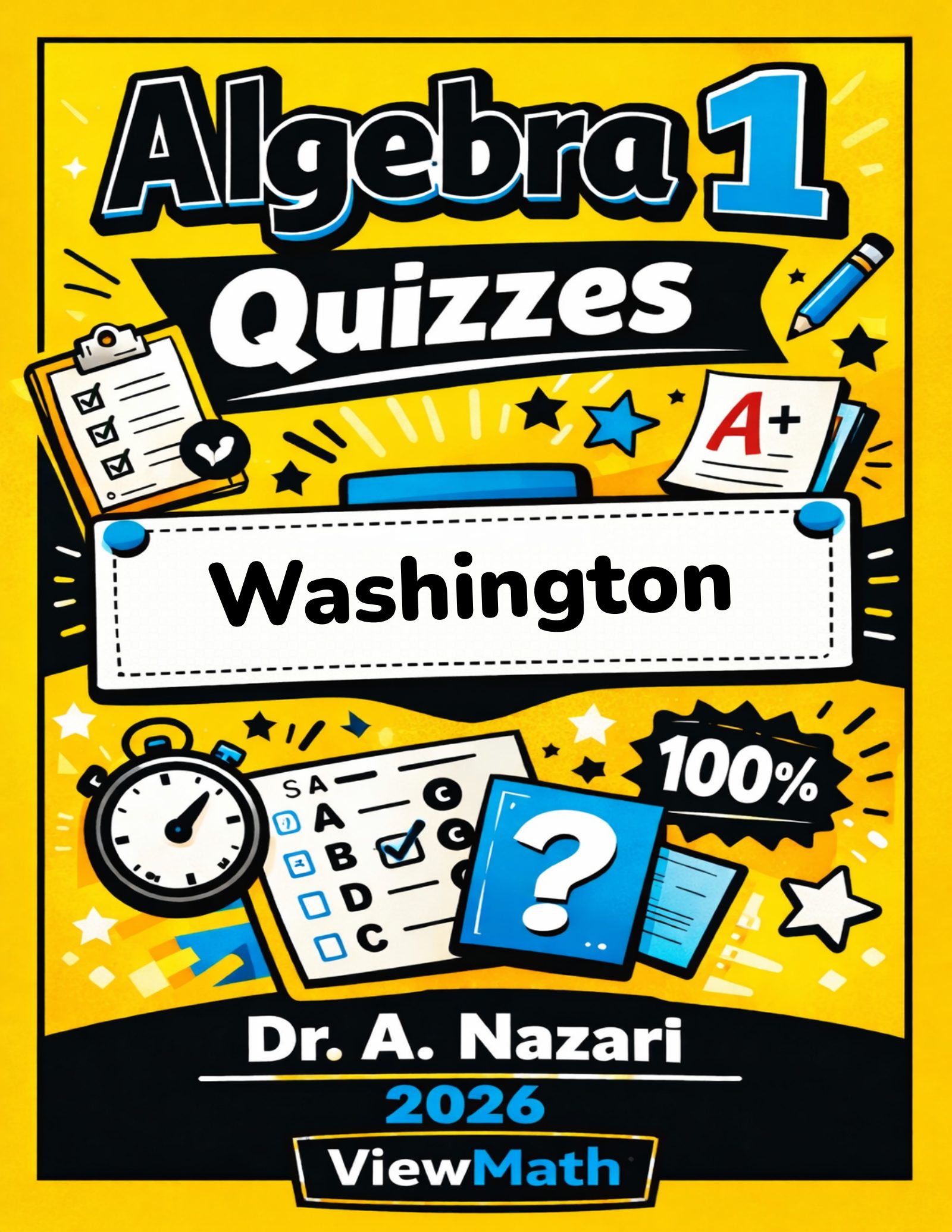 Washington SBA Algebra 1 Math Quizzes