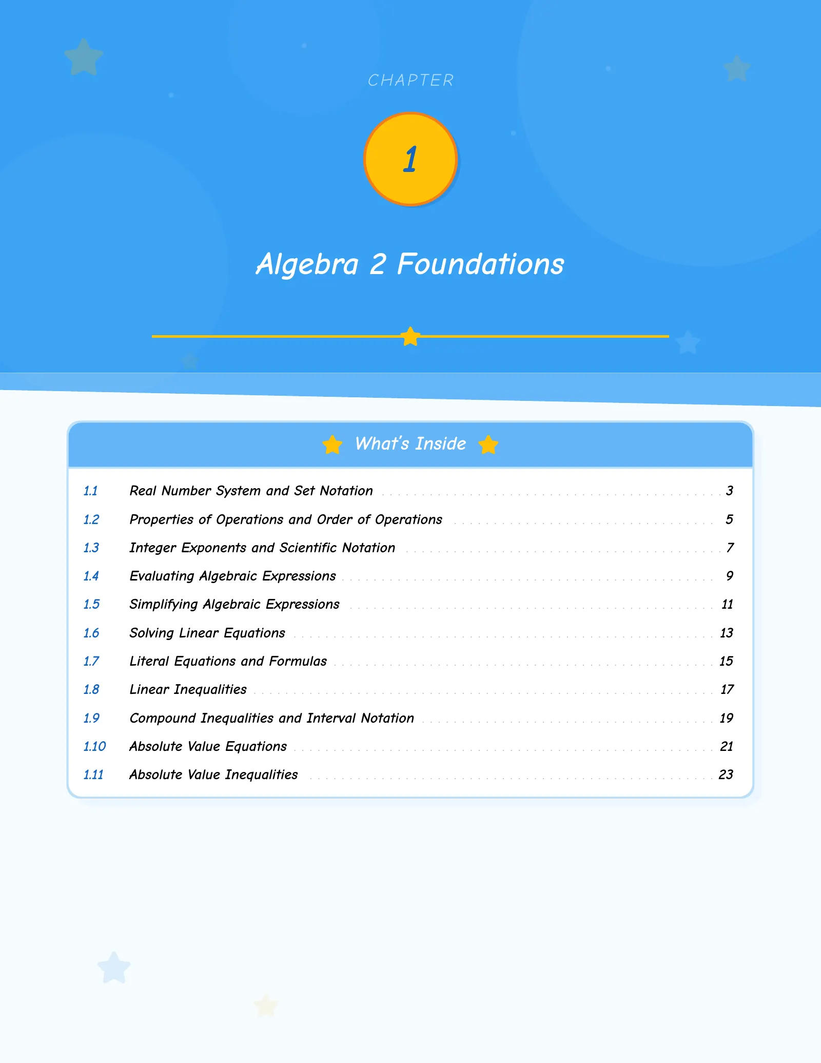 Representative ViewMath book learning or practice page