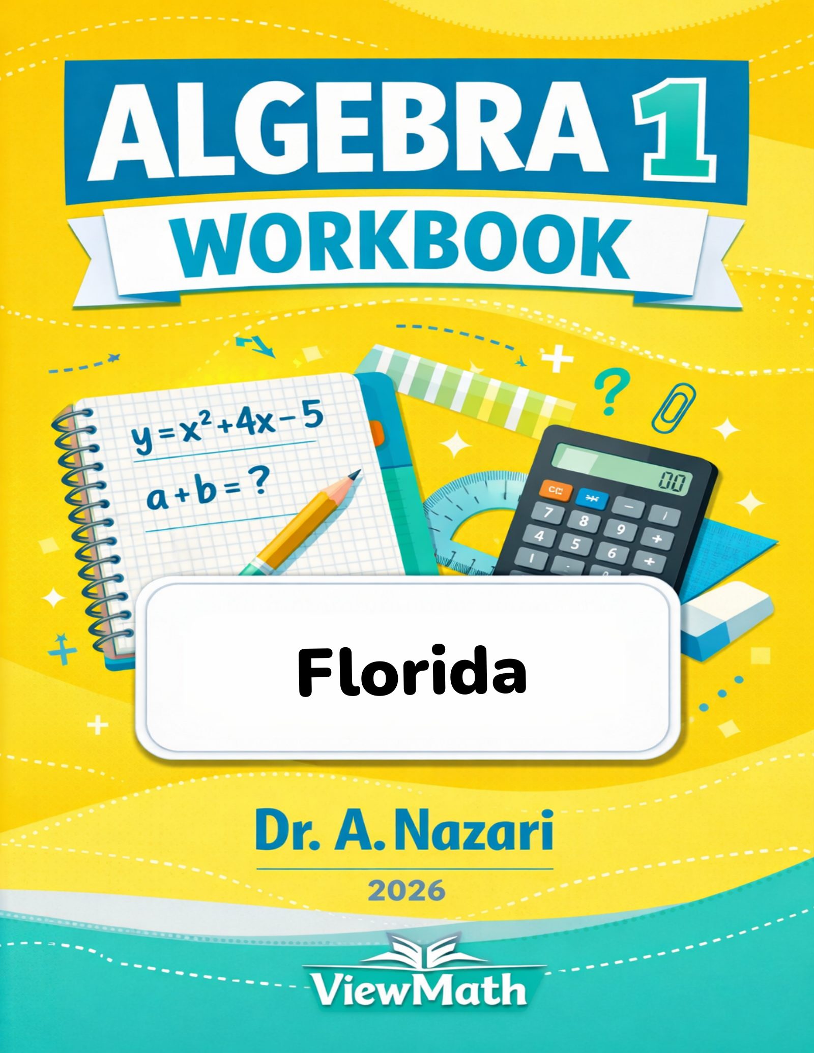 Florida B.E.S.T. EOC Algebra 1 Math Workbook