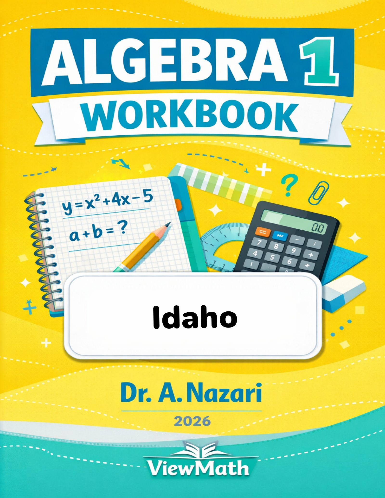 Idaho ISAT Algebra 1 Math Workbook