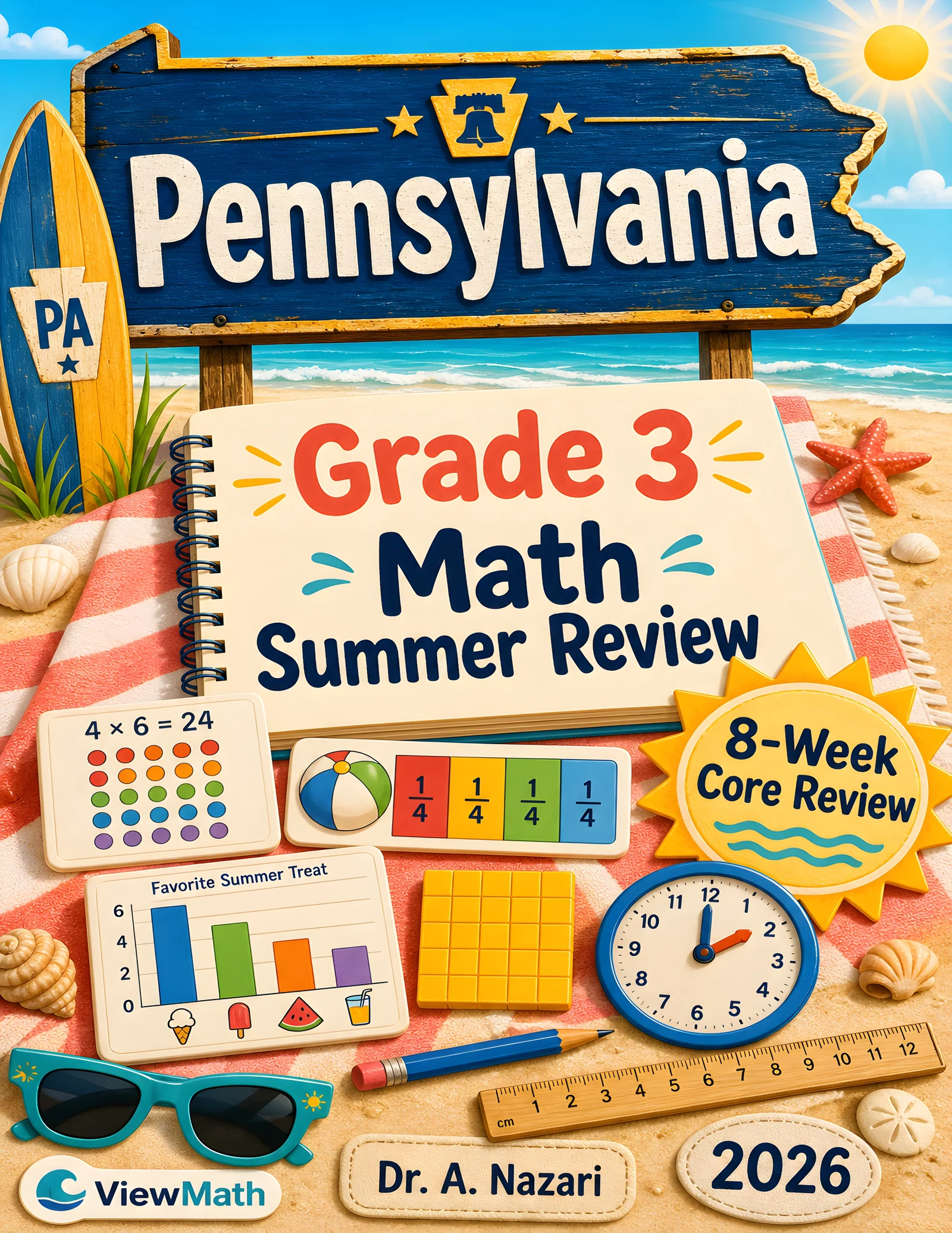 Pennsylvania PSSA Grade 3 Math Summer Review