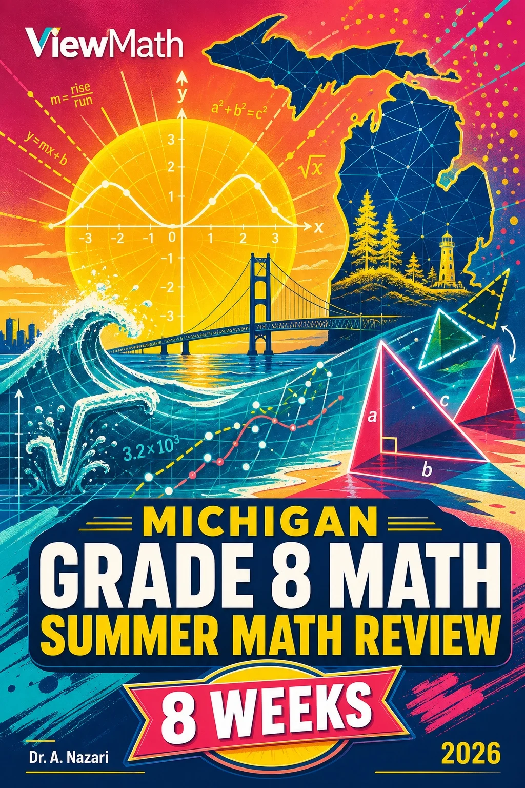 Michigan M-STEP Grade 8 Math Summer Review