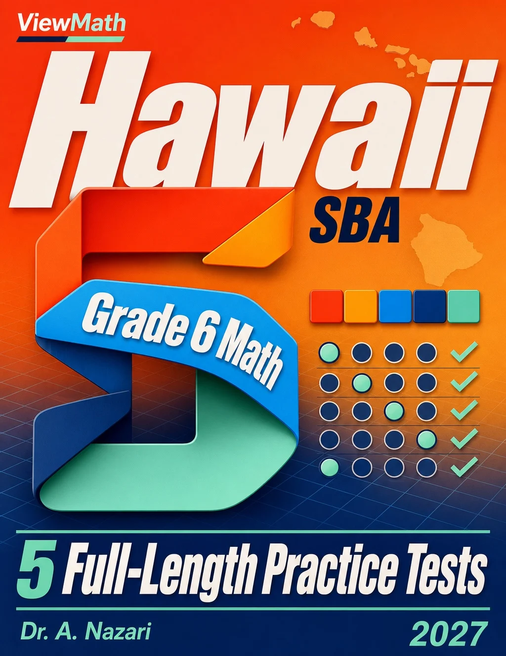5 Full-Length Hawaii SBA Grade 6 Math Practice Tests