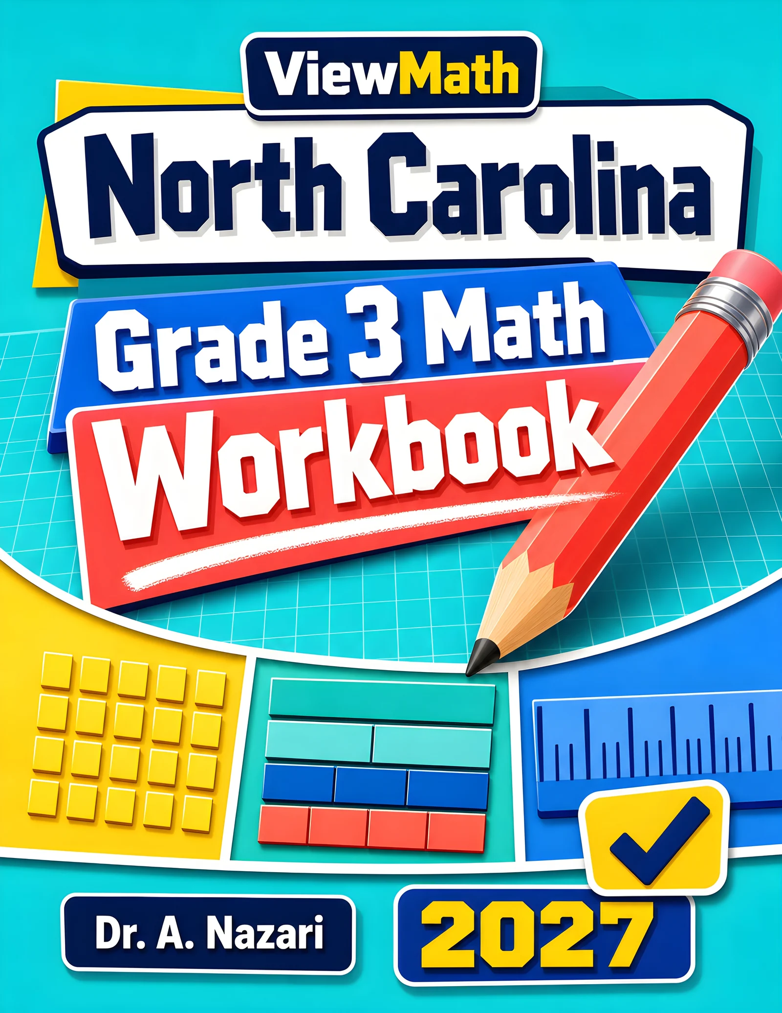 North Carolina NC EOG Grade 3 Math Workbook