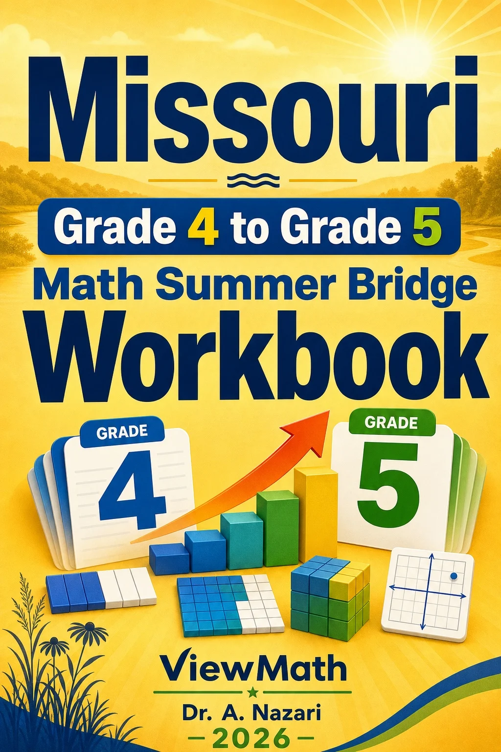 Missouri MAP Grade 4 Math Summer Bridge Workbook
