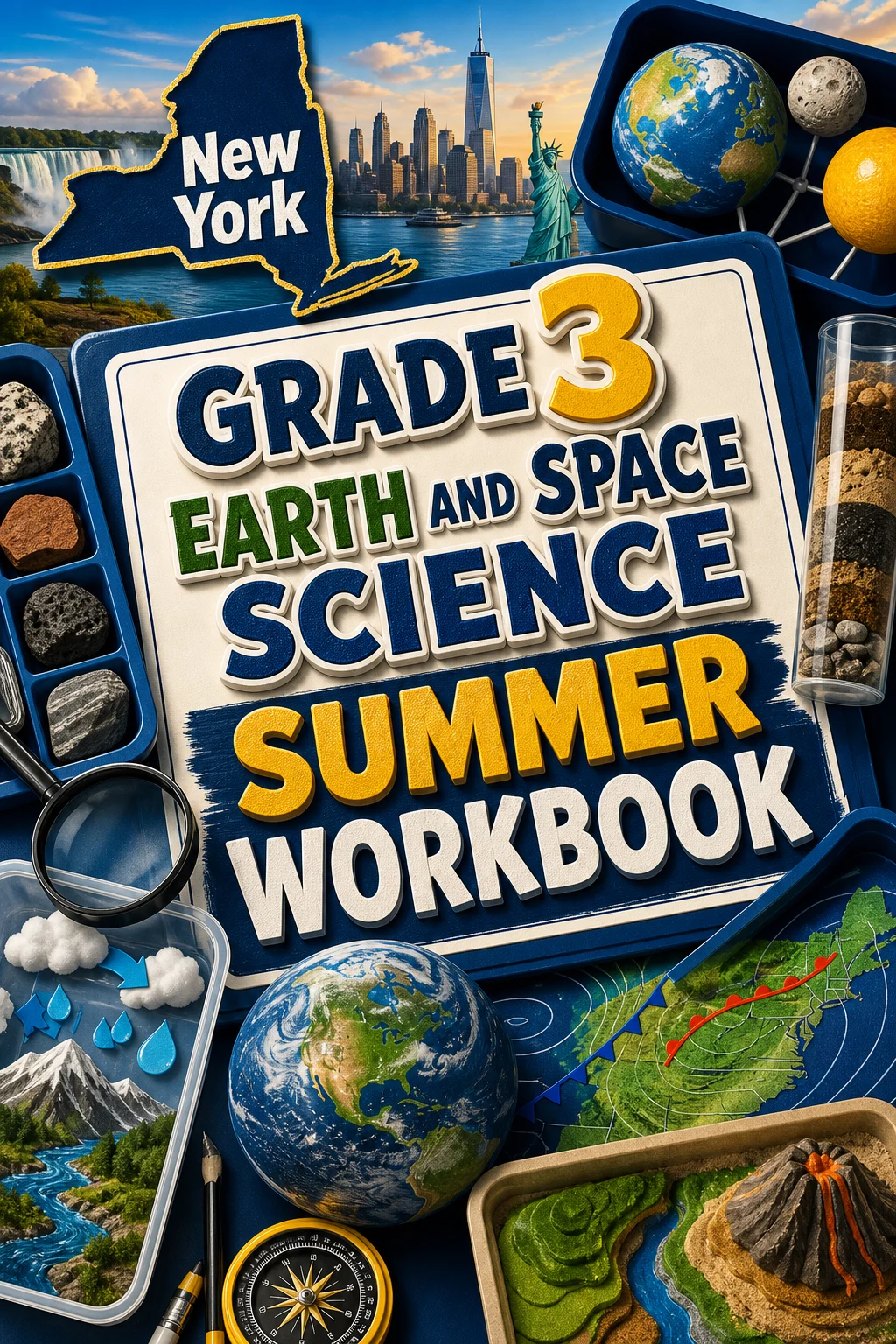 New York Grade 3 Earth and Space Science Summer Workbook