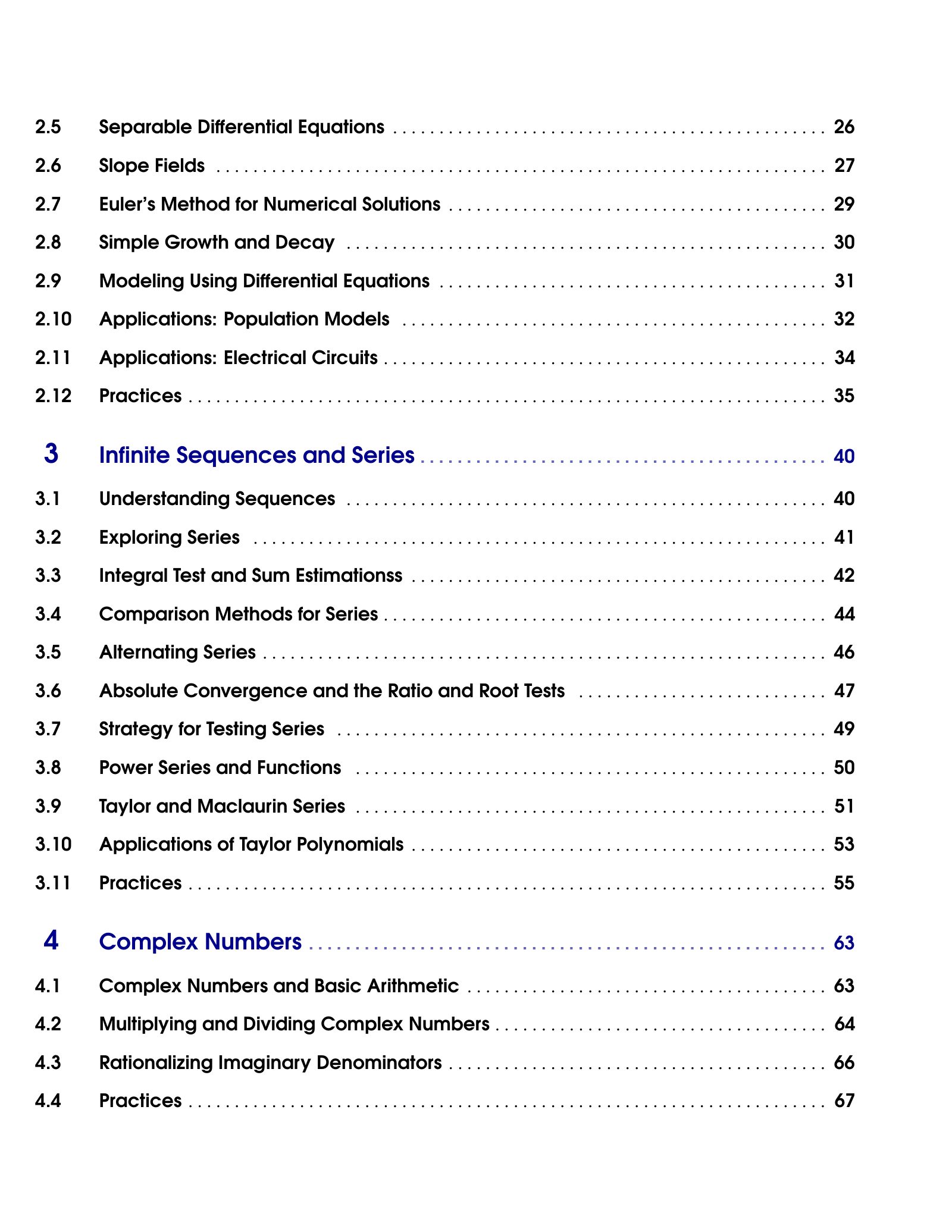 Representative ViewMath book learning or practice page