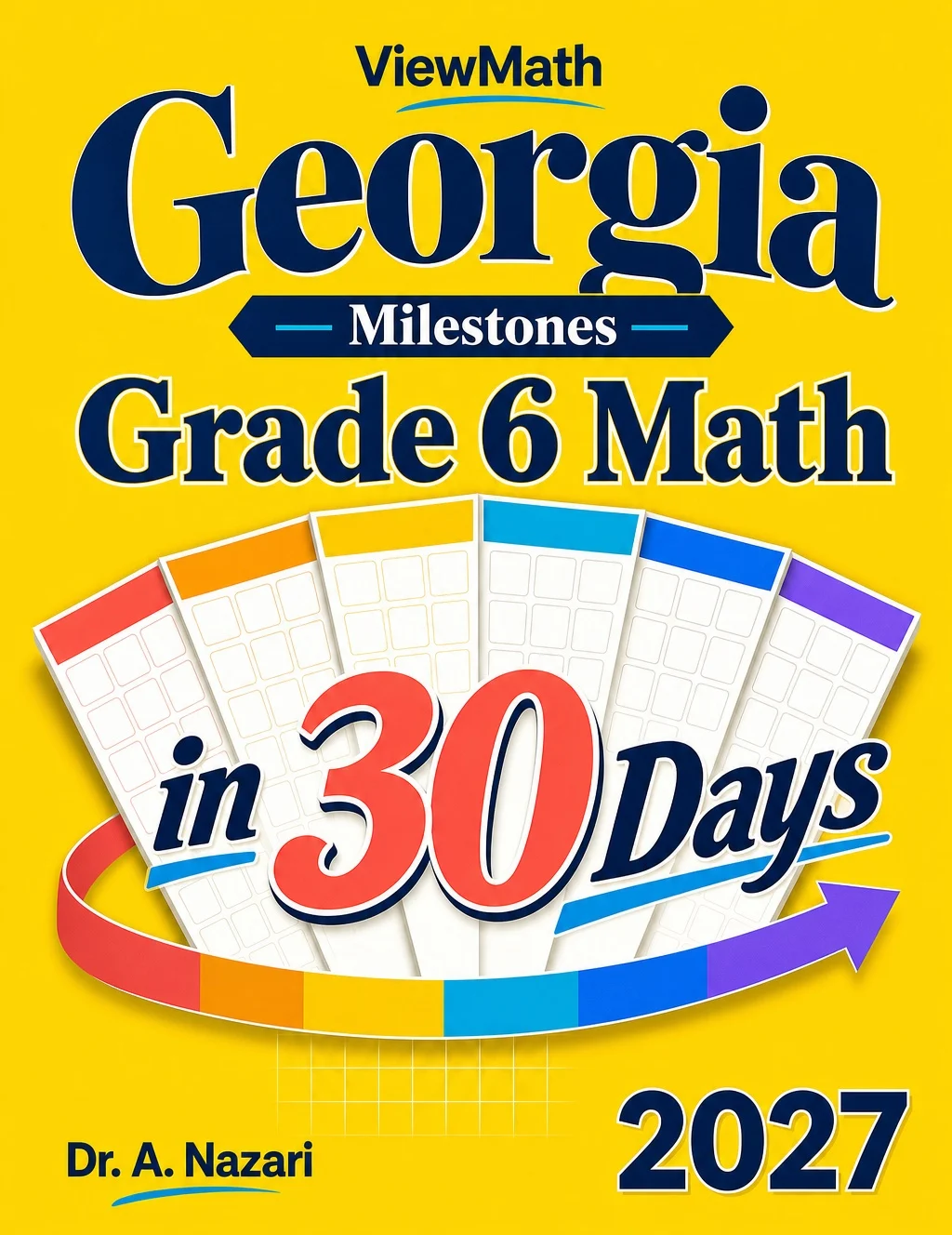 Georgia Georgia Milestones Grade 6 Math in 30 Days