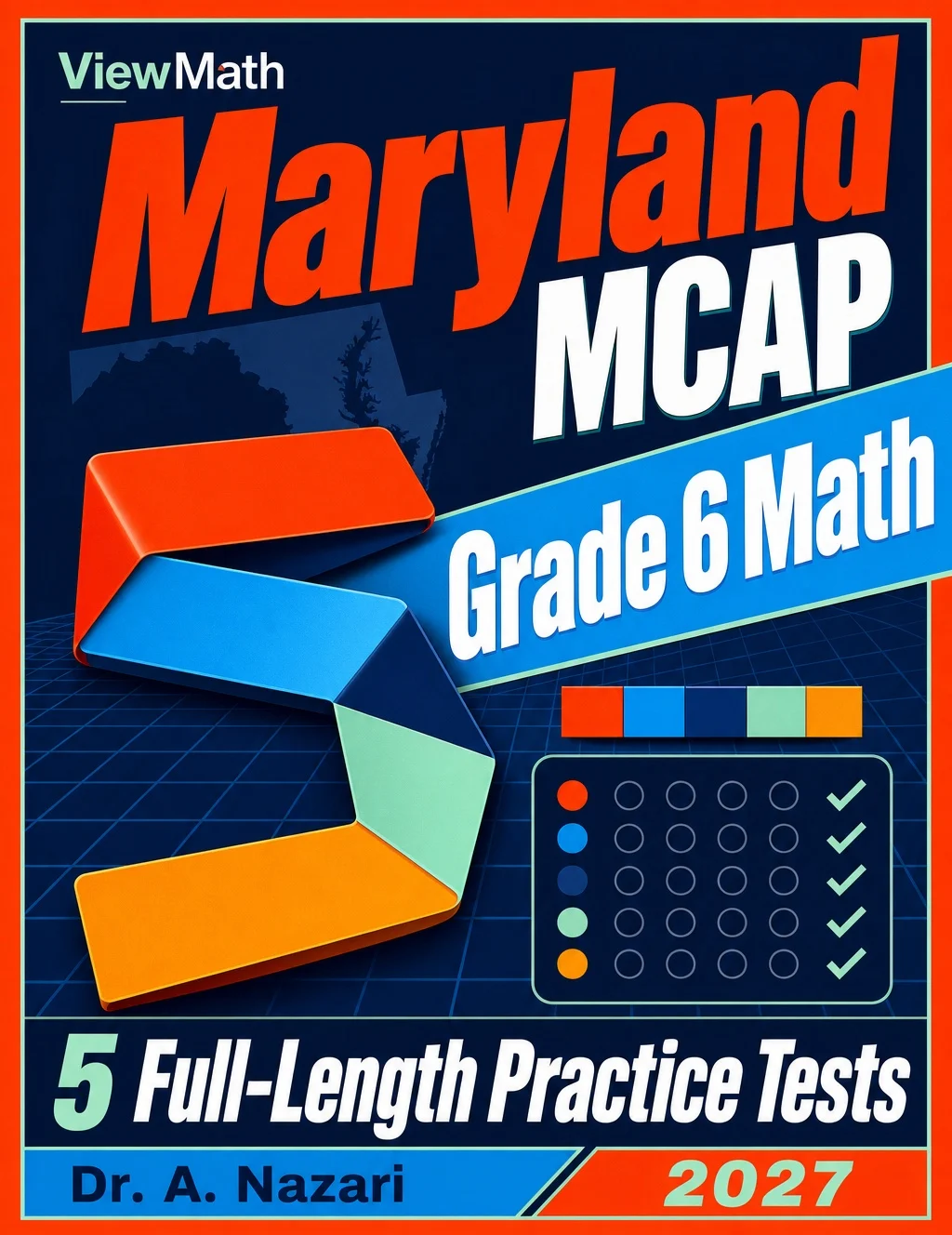 5 Full-Length Maryland MCAP Grade 6 Math Practice Tests