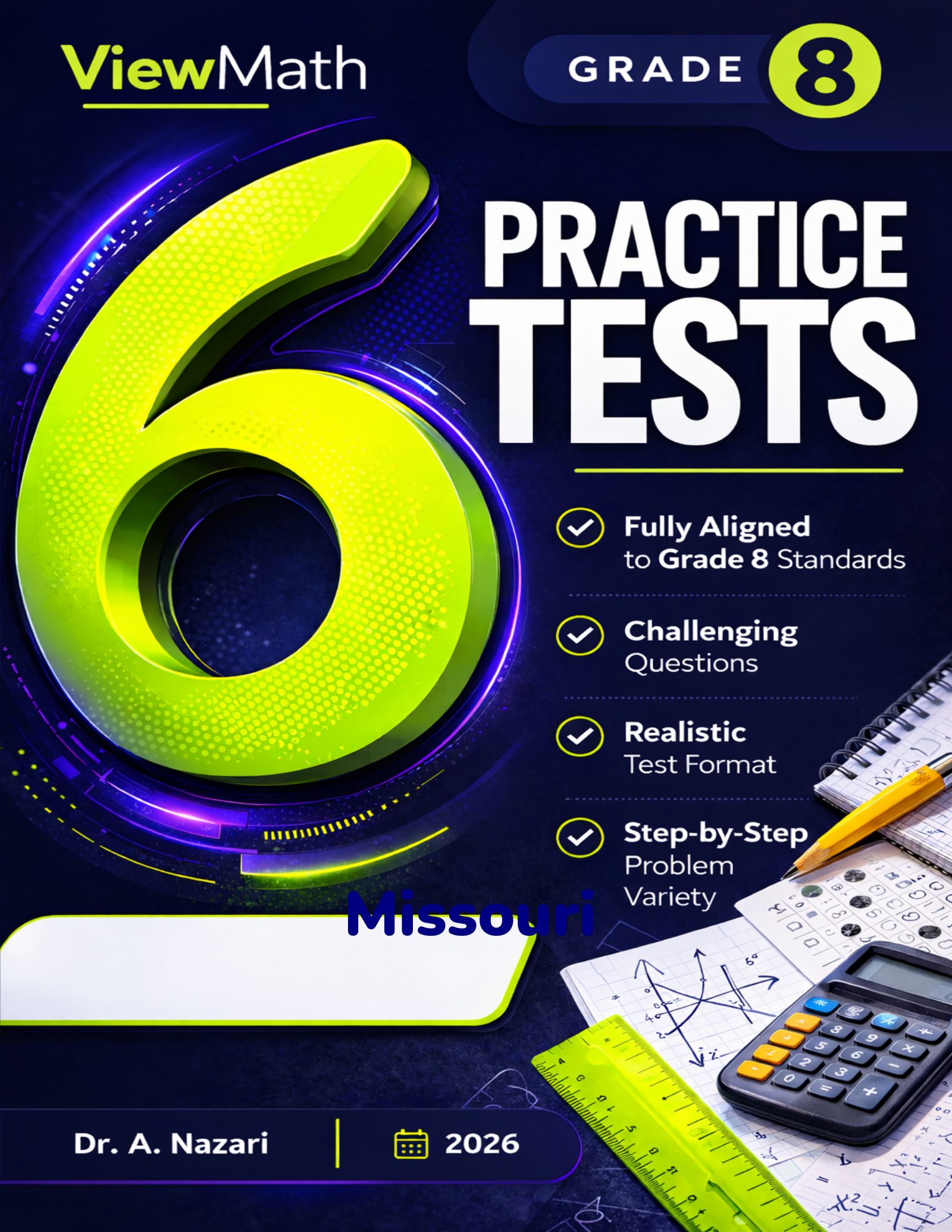 6 Missouri MAP Grade 8 Math Practice Tests