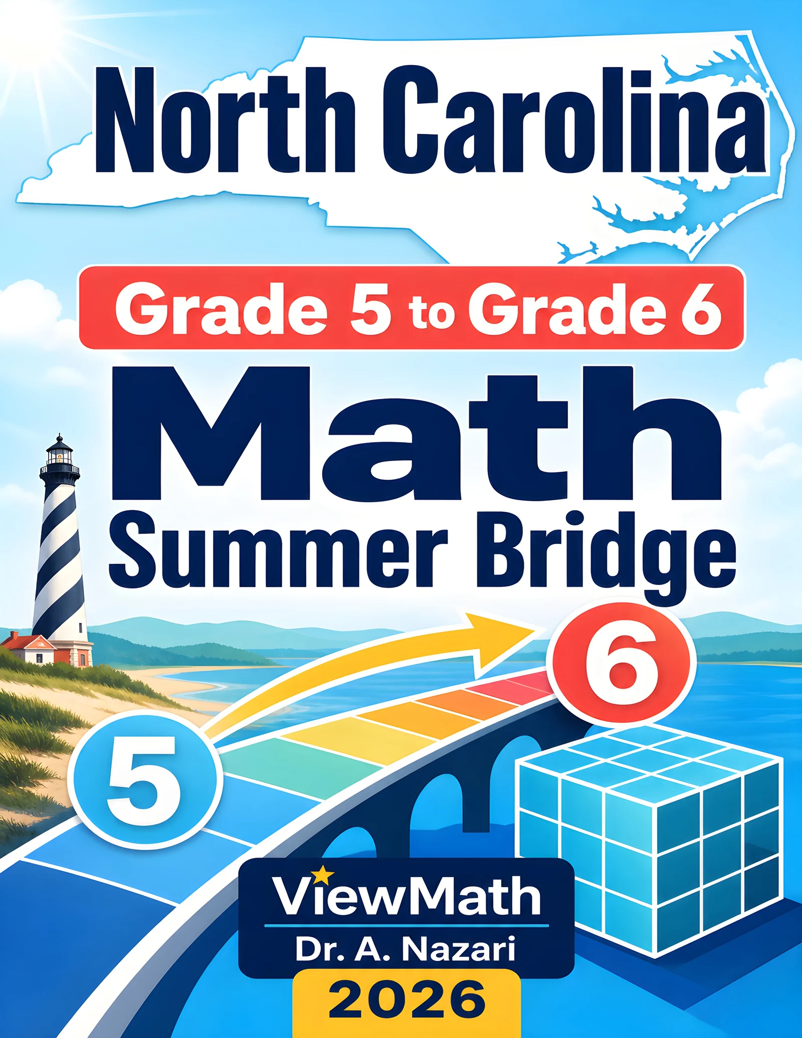 North Carolina NC EOG Grade 5 Math Summer Bridge
