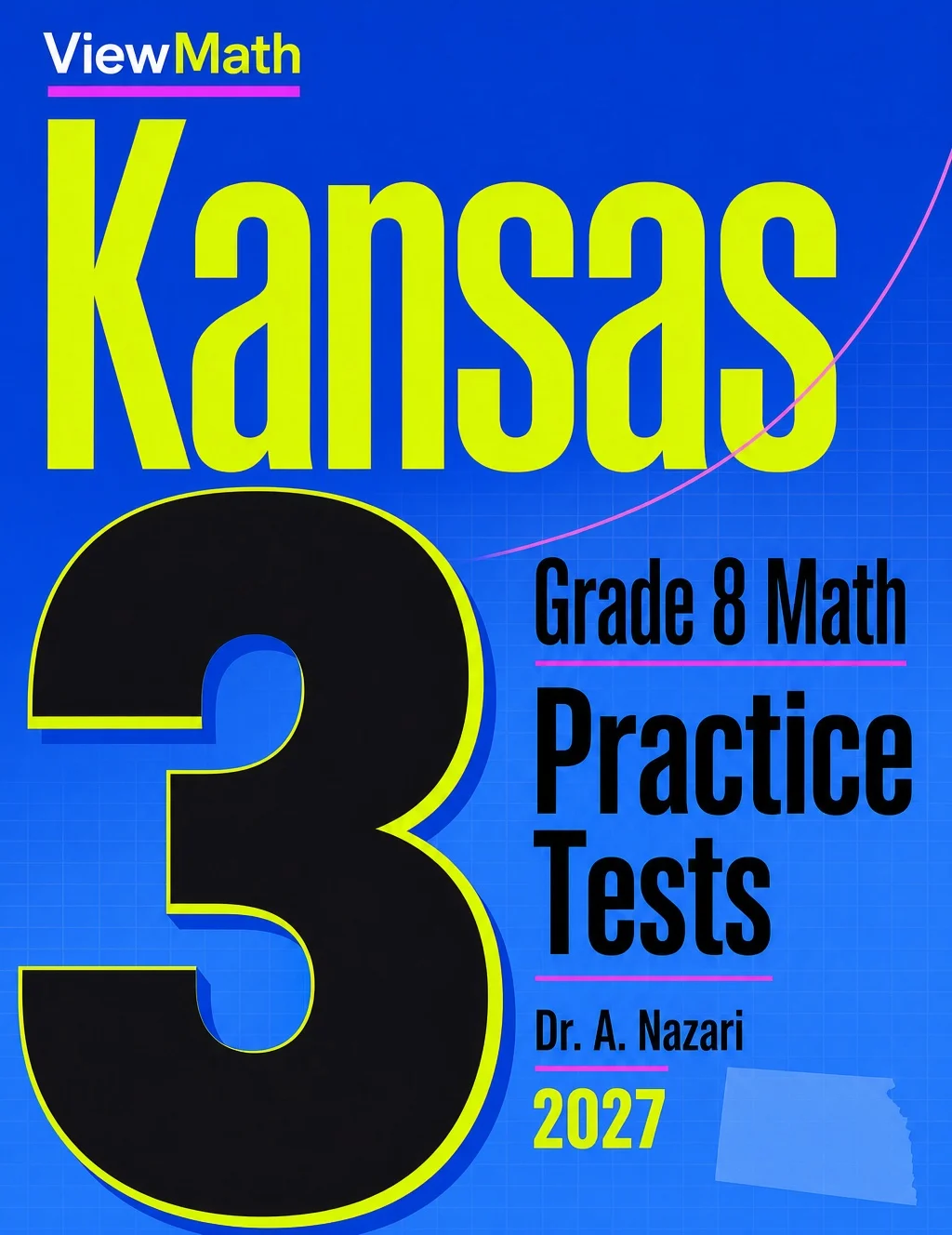 Kansas KAP Grade 8 Math Practice Tests Bundle: 25 Unique Full-Length Tests