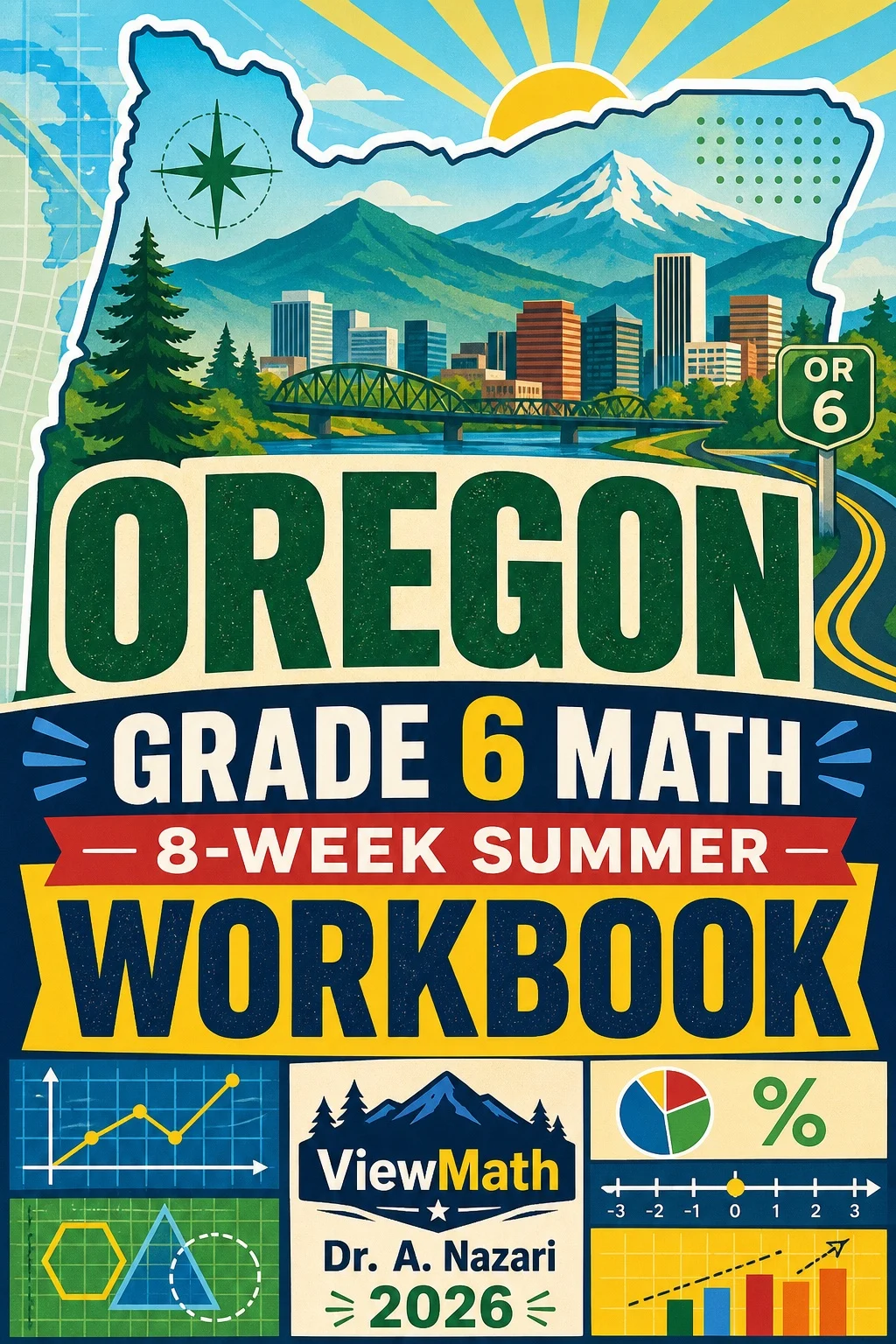 Oregon OSAS Grade 6 Math Summer Review Workbook