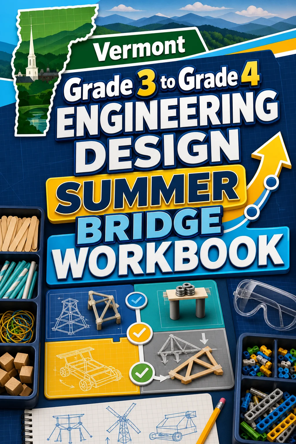 Vermont Grade 3 to Grade 4 Engineering Design Summer Bridge Workbook