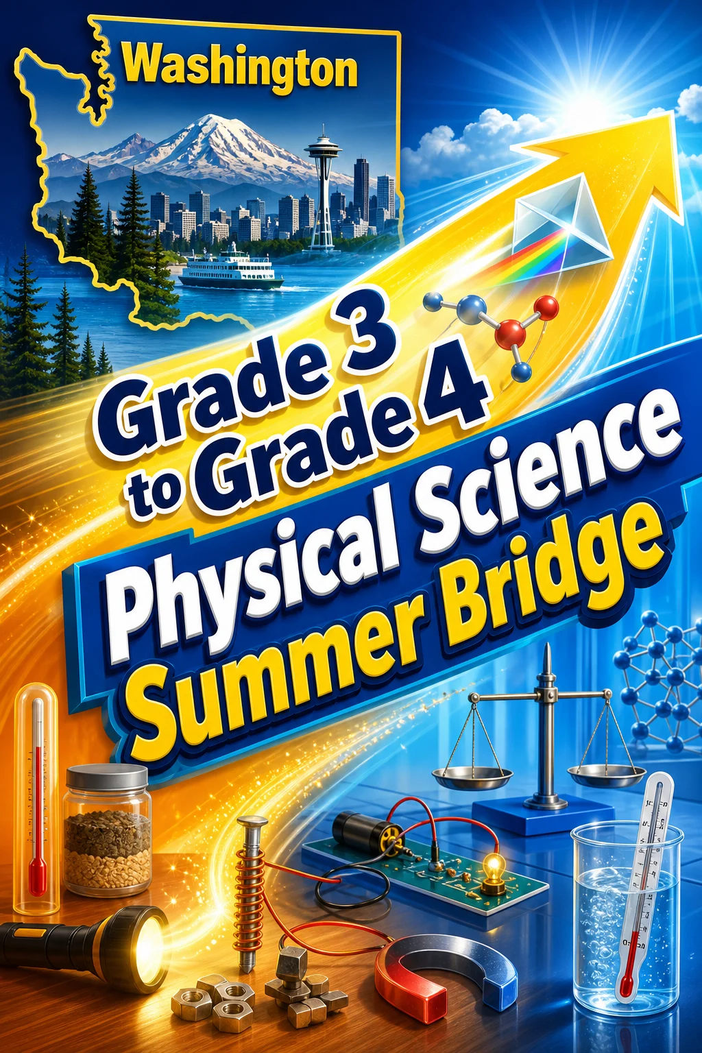 Washington Grade 3 to Grade 4 Physical Science Summer Bridge