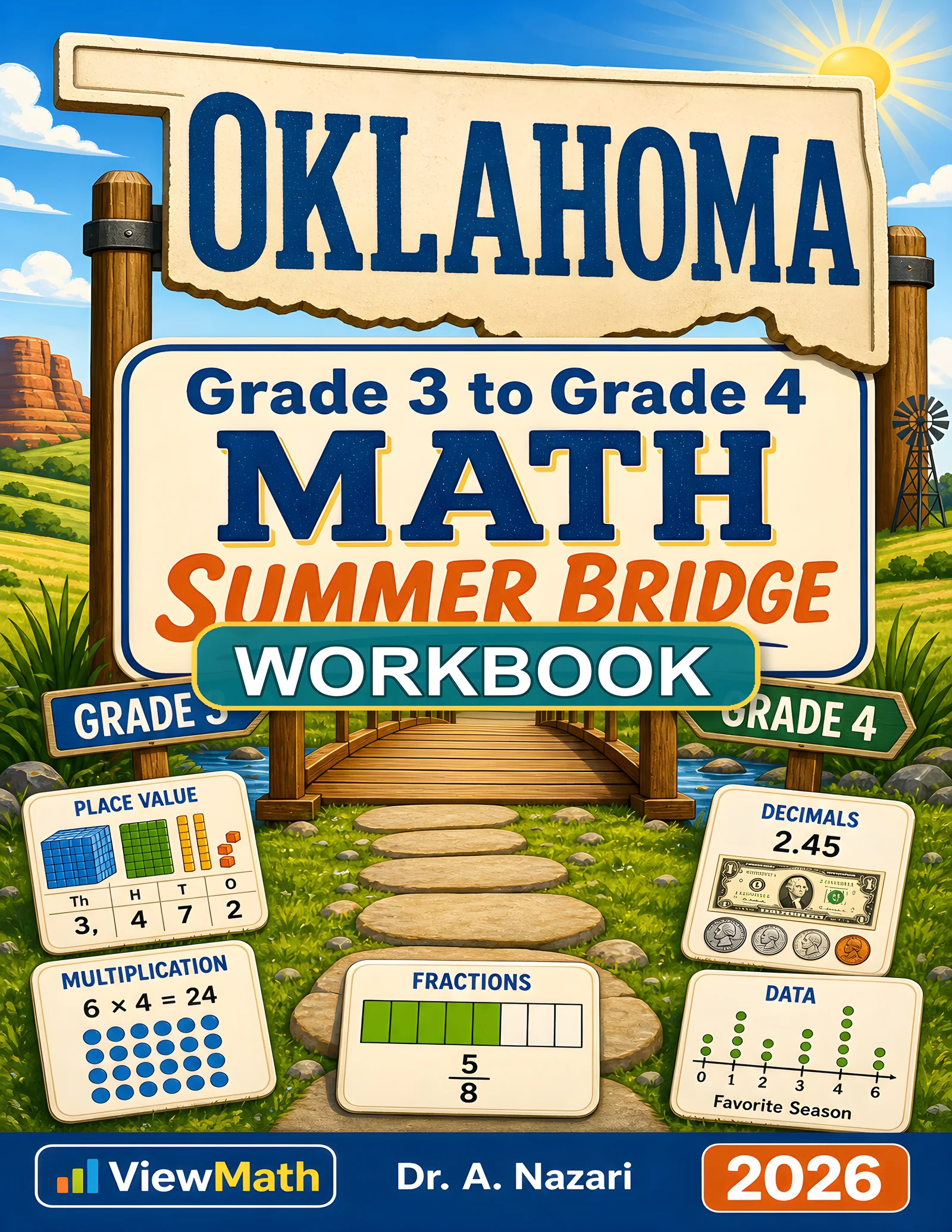 Oklahoma OSTP Grade 3 Math Summer Bridge Workbook