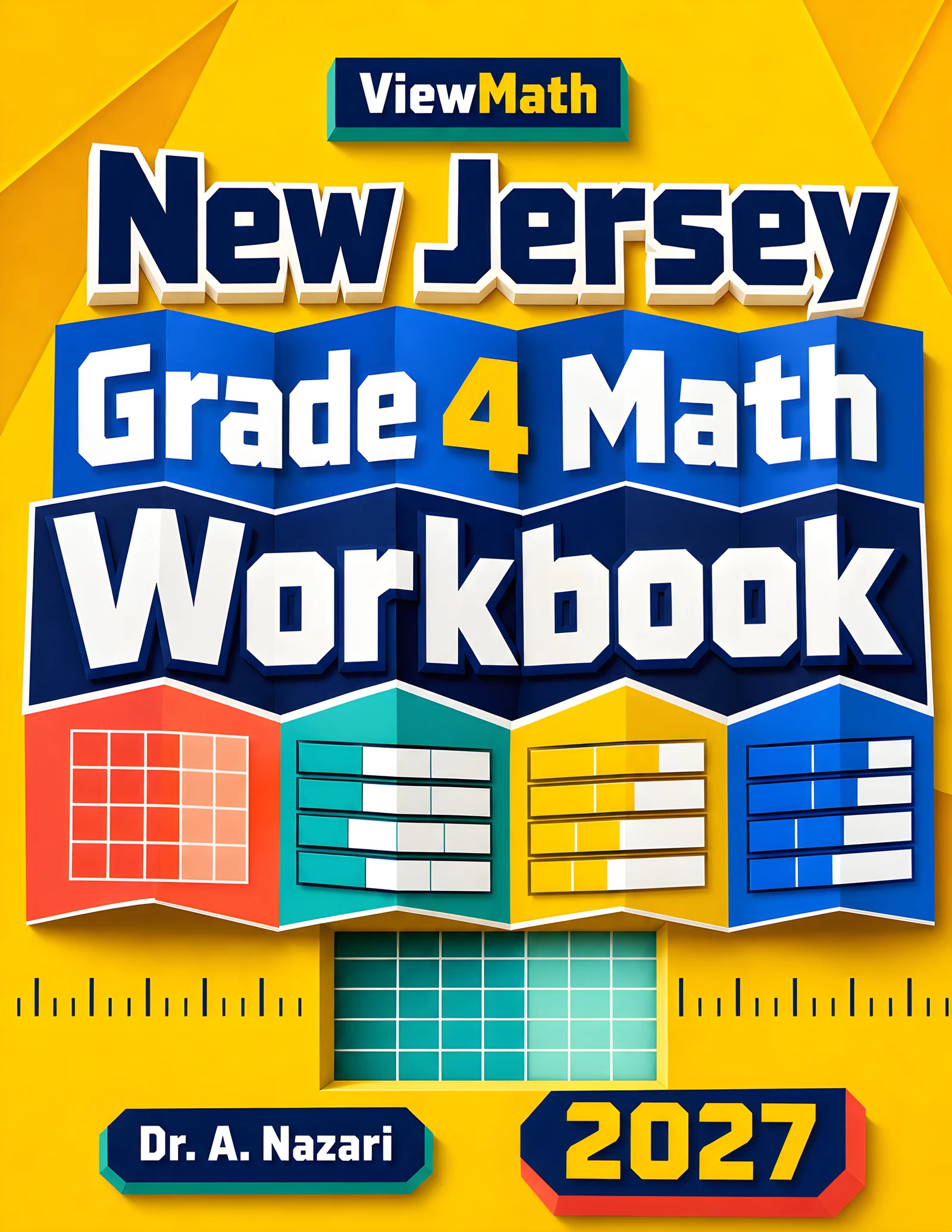 New Jersey NJSLA Grade 4 Math Workbook