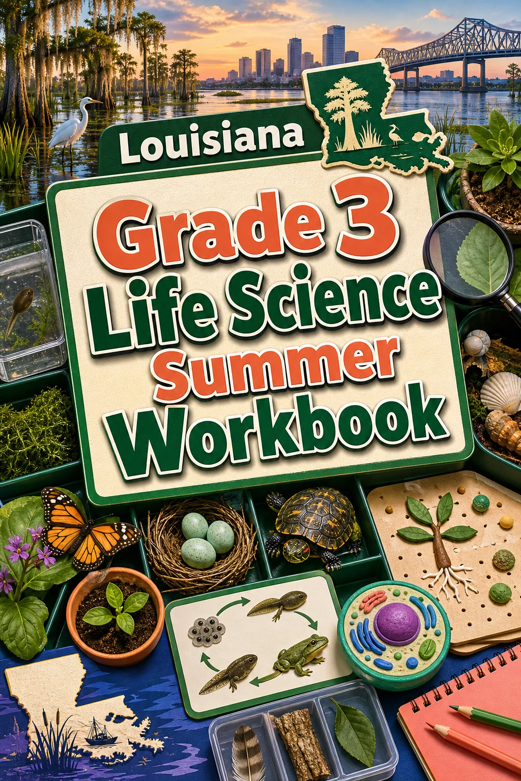 Louisiana Grade 3 Life Science Summer Workbook