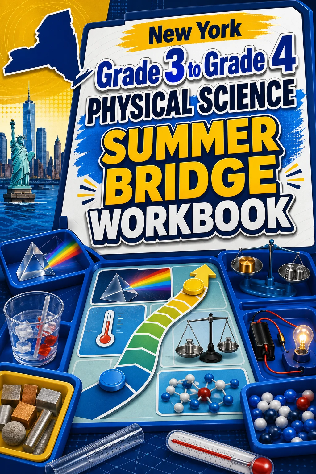 New York Grade 3 to Grade 4 Physical Science Summer Bridge Workbook